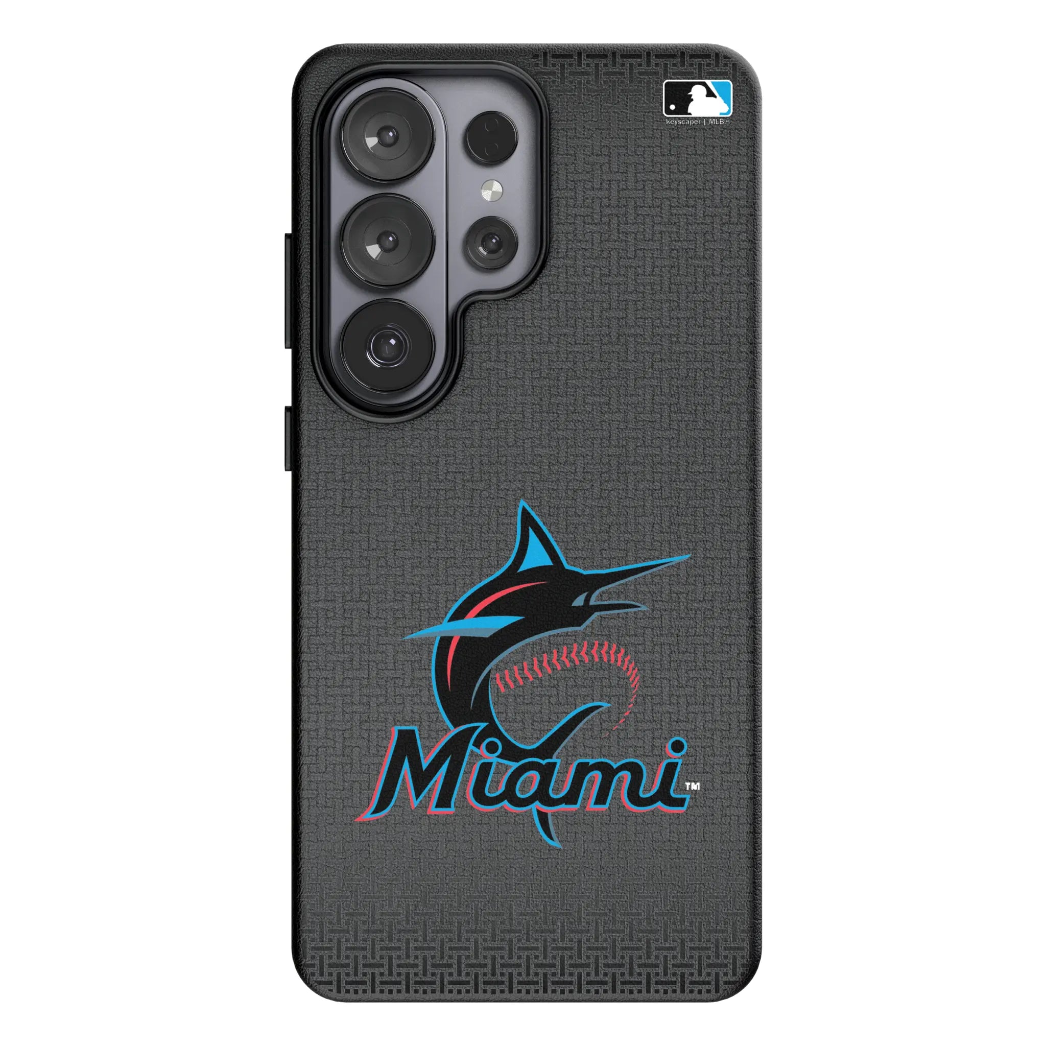 Miami Marlins Linen Galaxy MagSafe Compatible Phone Case for Samsung Galaxy#Device_Galaxy S26 Ultra