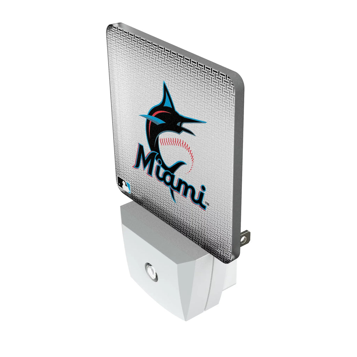 Miami Marlins Linen Night Light 2-Pack - Isometric View