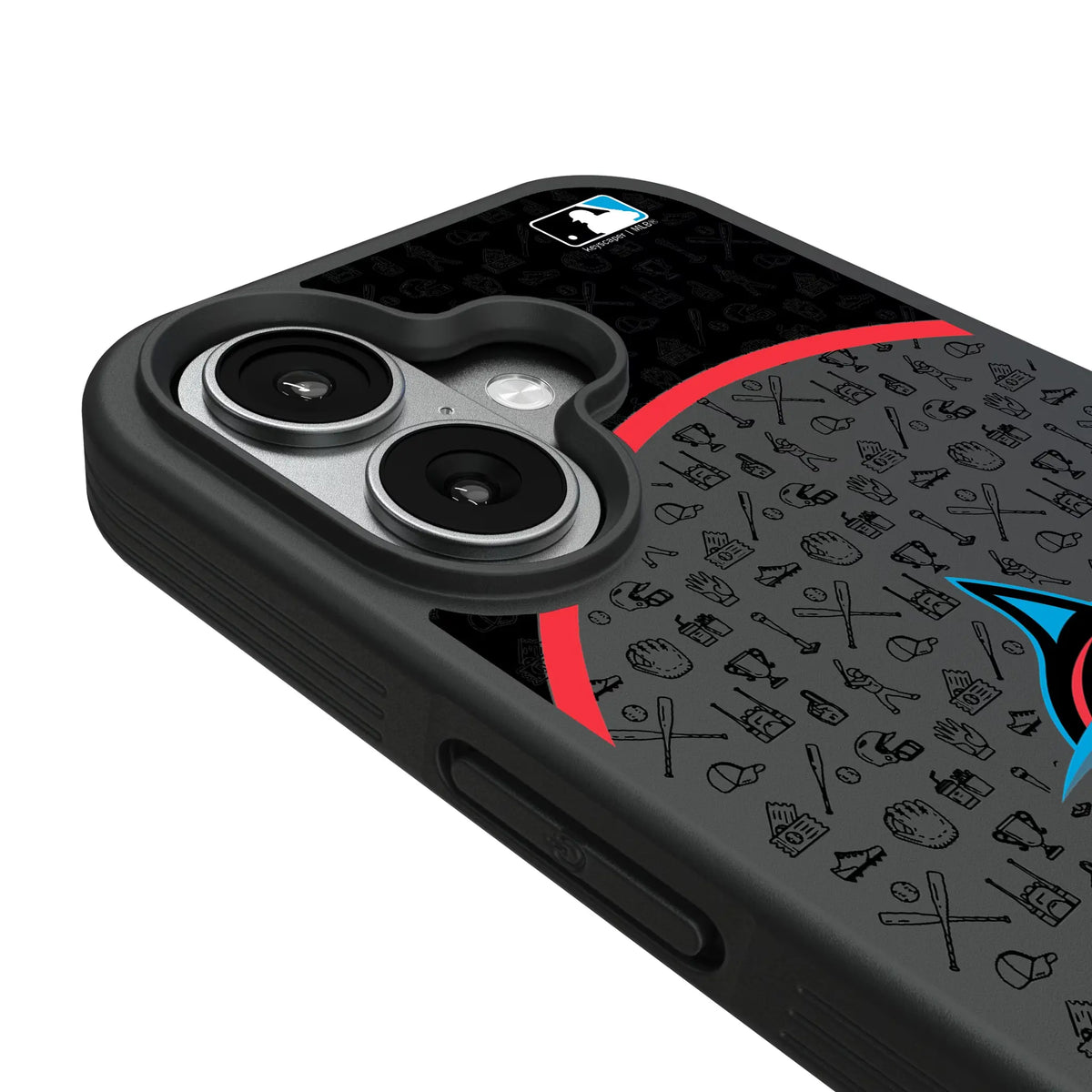 Miami Marlins Personalized Circle iPhone Bump Phone Case for Apple iPhone - Detail#Device_iPhone 17