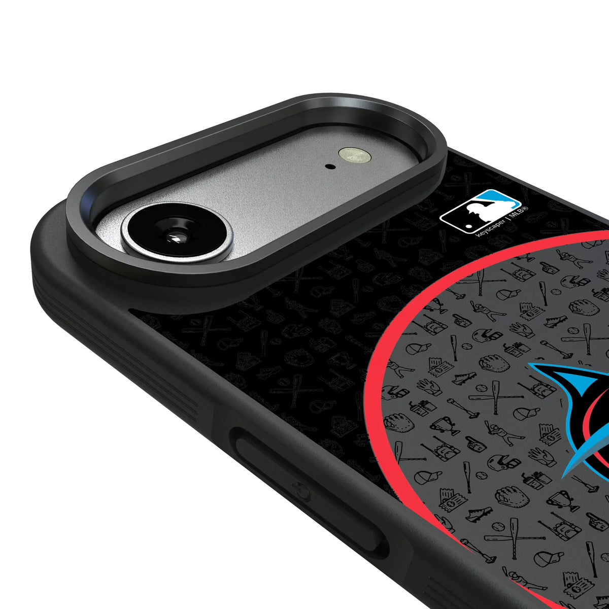 Miami Marlins Personalized Circle iPhone Bump Phone Case for Apple iPhone - Detail#Device_iPhone Air