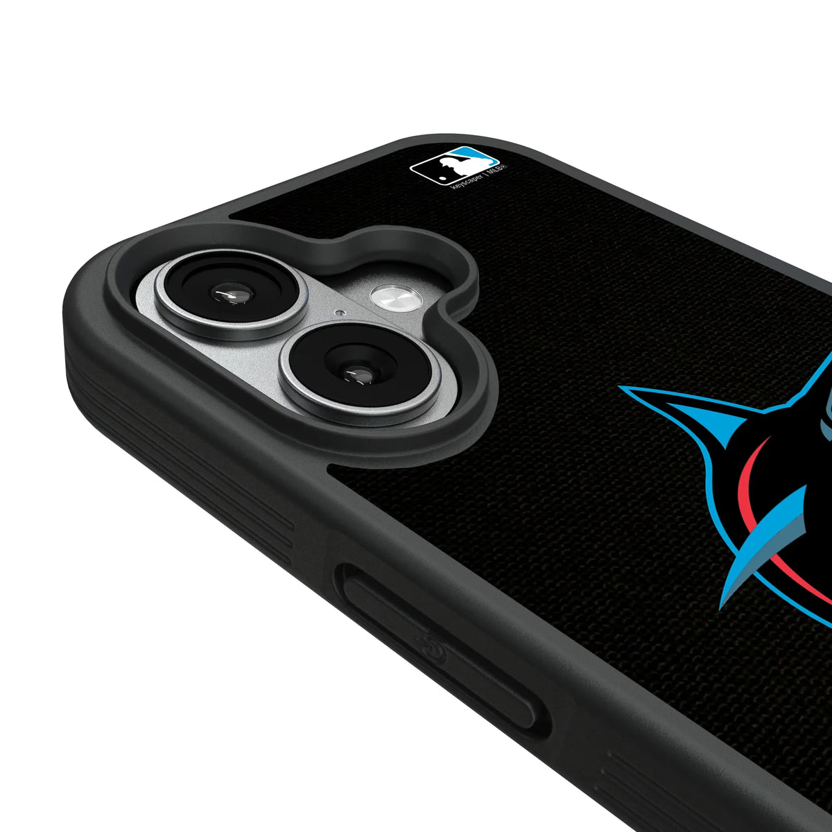 Miami Marlins Personalized Stripe iPhone Bump Phone Case for Apple iPhone - Detail#Device_iPhone 17