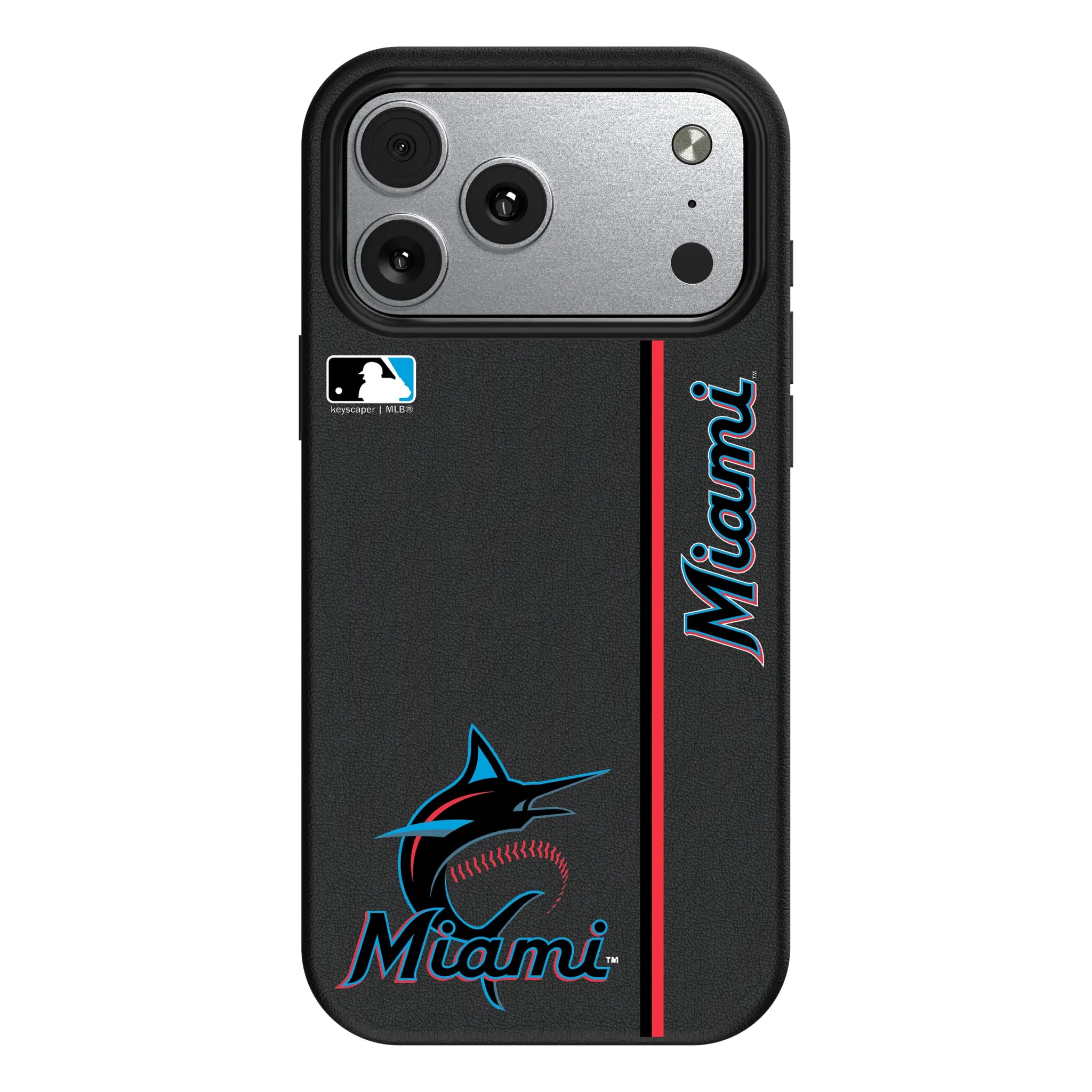 Miami Marlins Sidebar iPhone MagSafe Compatible Phone Case for Apple iPhone#Device_iPhone 17 Pro Max