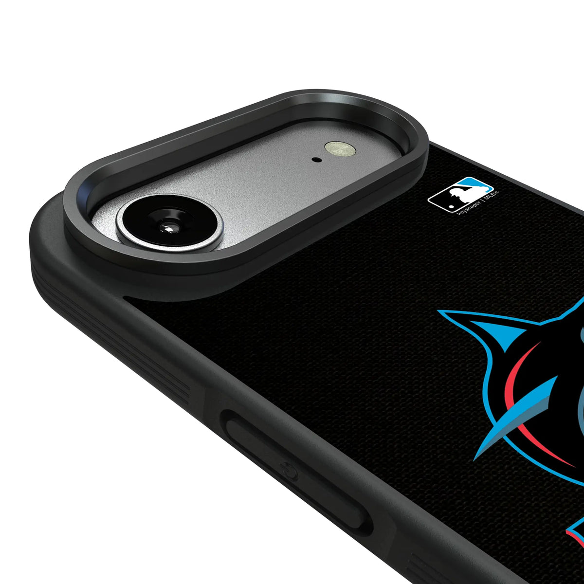 Miami Marlins Solid iPhone Bump Phone Case for Apple iPhone - Detail#Device_iPhone Air
