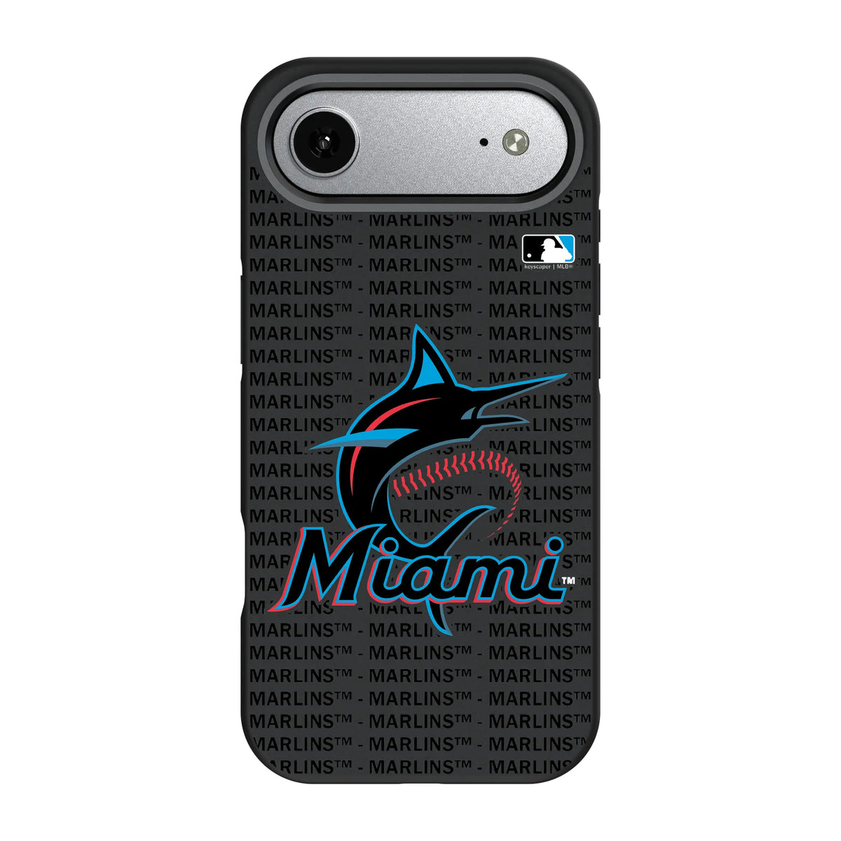Miami Marlins Text Backdrop iPhone Bump Phone Case for Apple iPhone#Device_iPhone Air