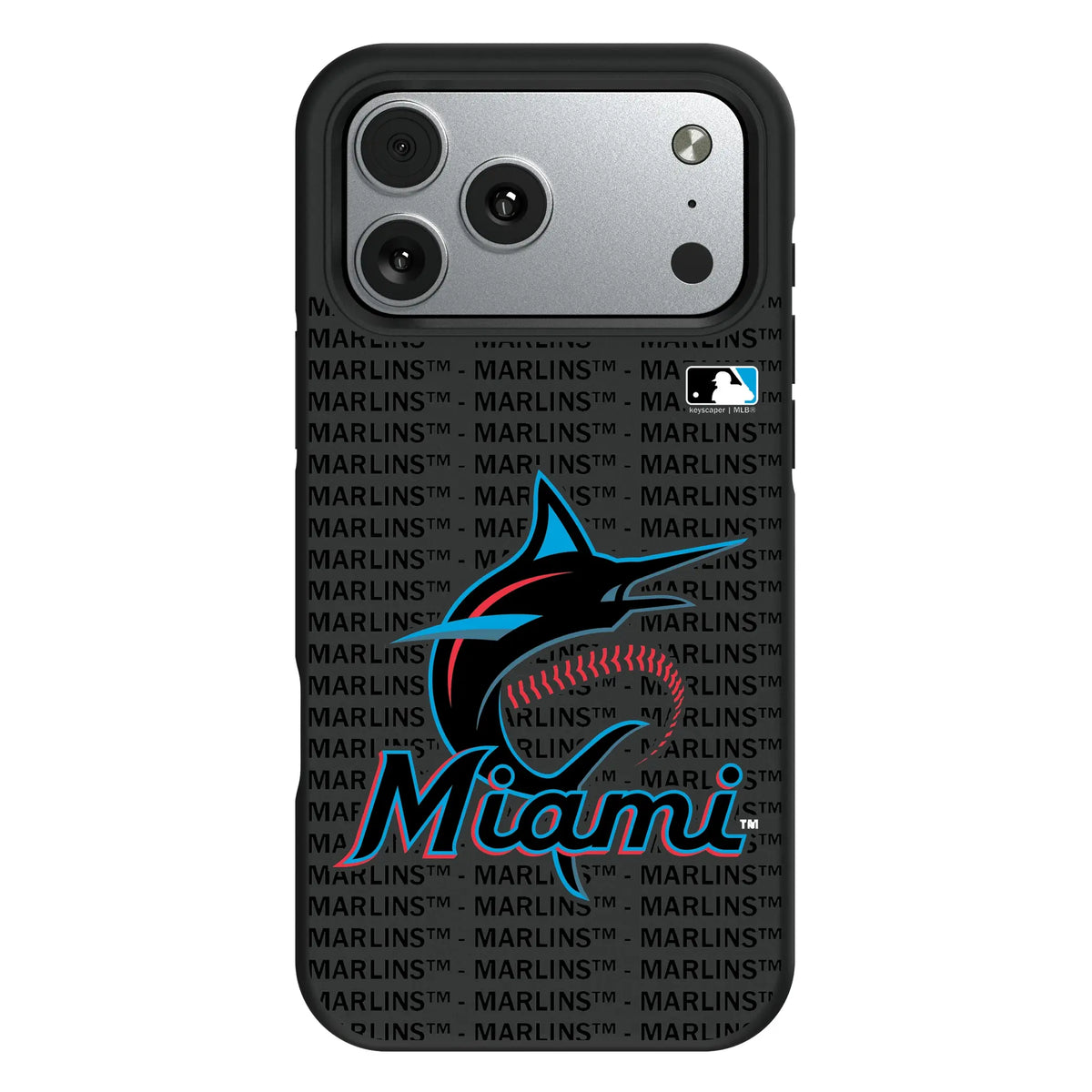 Miami Marlins Text Backdrop iPhone Bump Phone Case for Apple iPhone#Device_iPhone 17 Pro Max