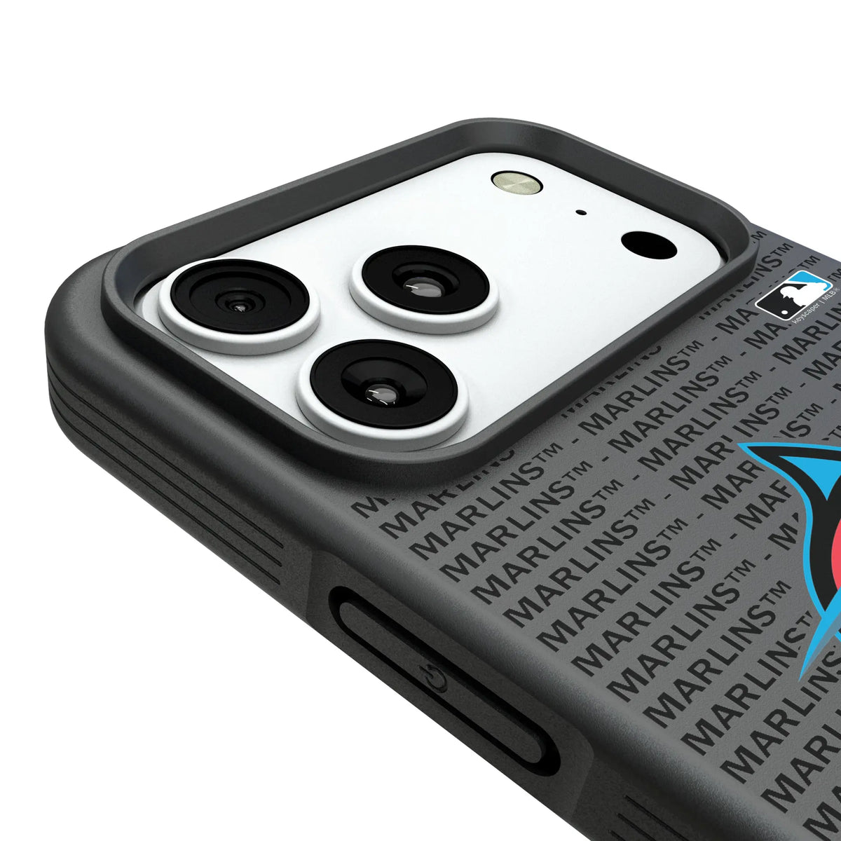 Miami Marlins Text Backdrop iPhone Bump Phone Case for Apple iPhone - Detail#Device_iPhone 18 Pro Max