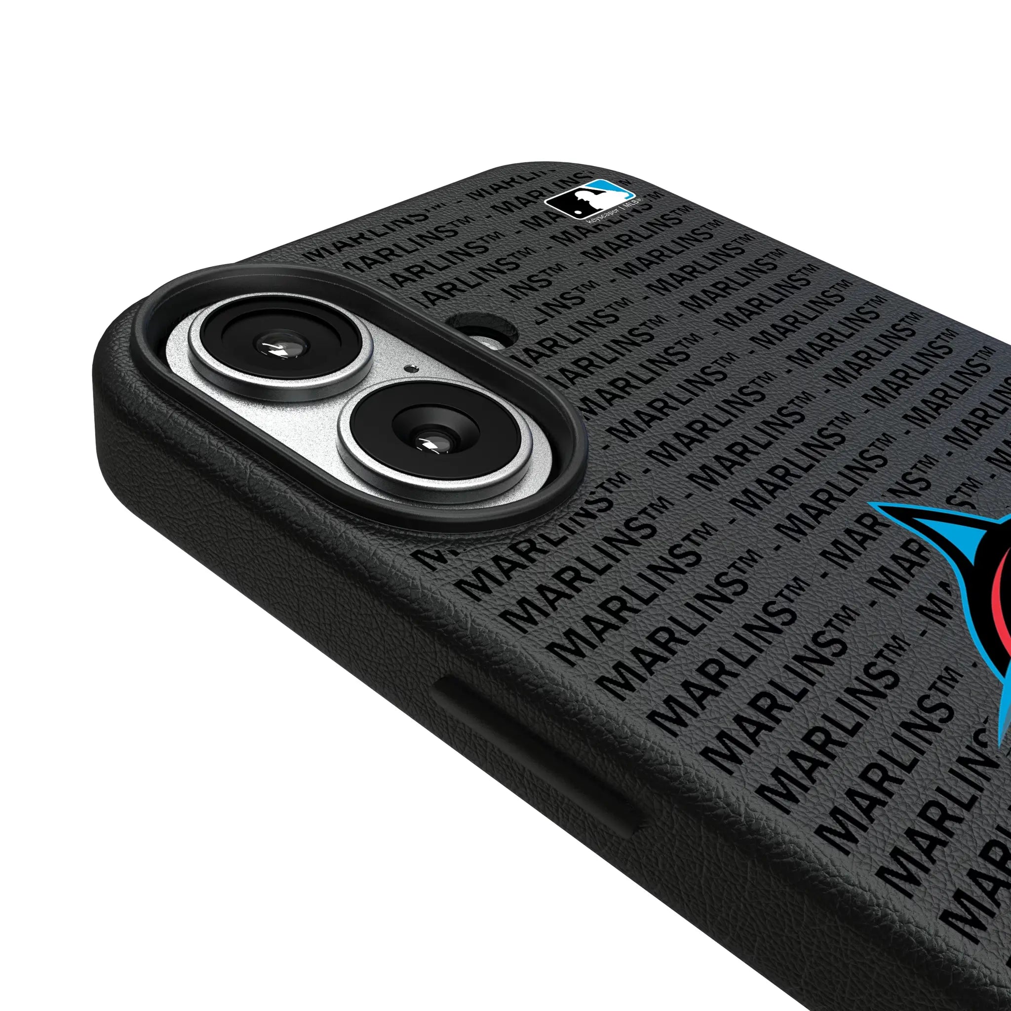 Miami Marlins Text Backdrop iPhone MagSafe Compatible Phone Case for Apple iPhone - Detail#Device_iPhone 17
