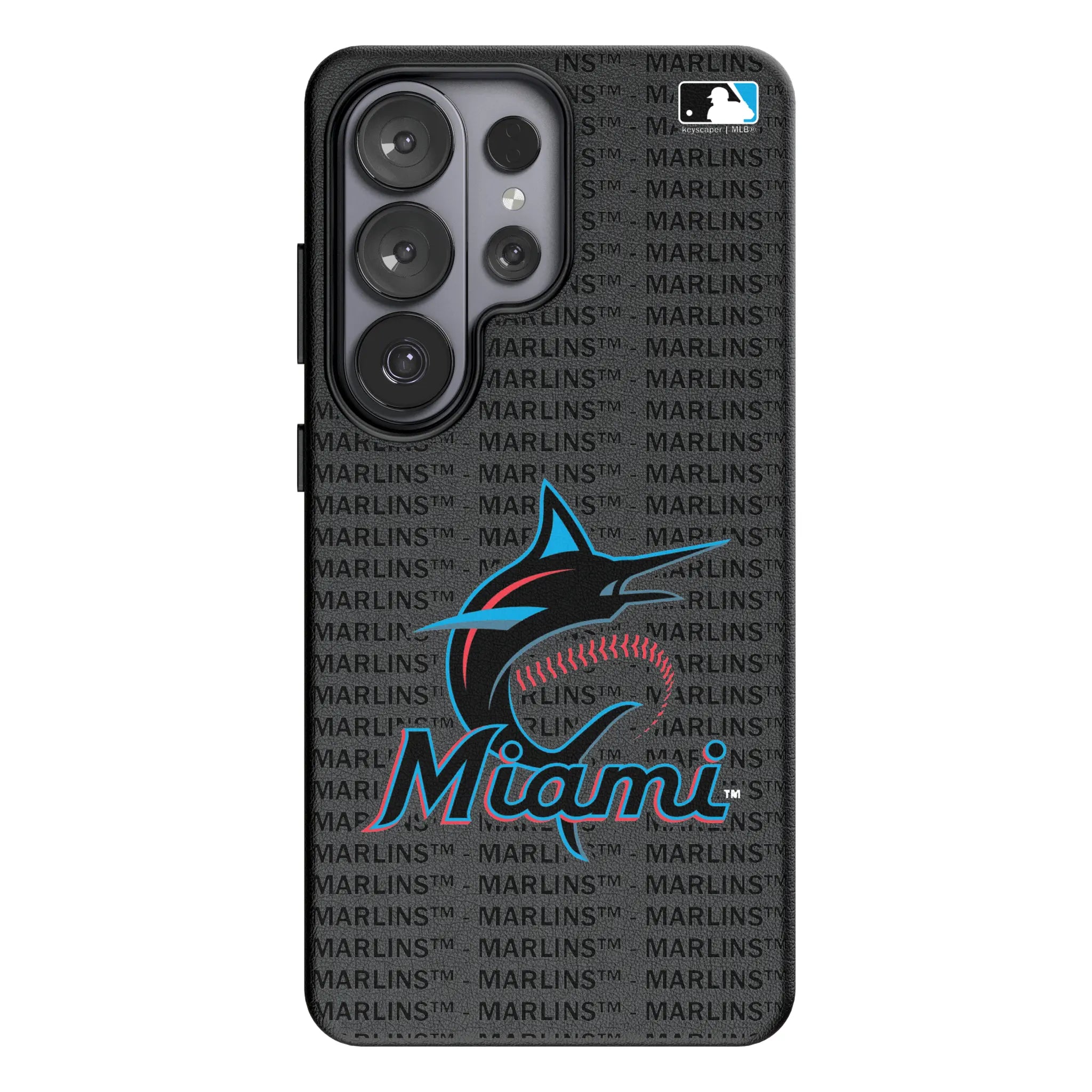Miami Marlins Text Backdrop Galaxy MagSafe Compatible Phone Case for Samsung Galaxy#Device_Galaxy S26 Ultra