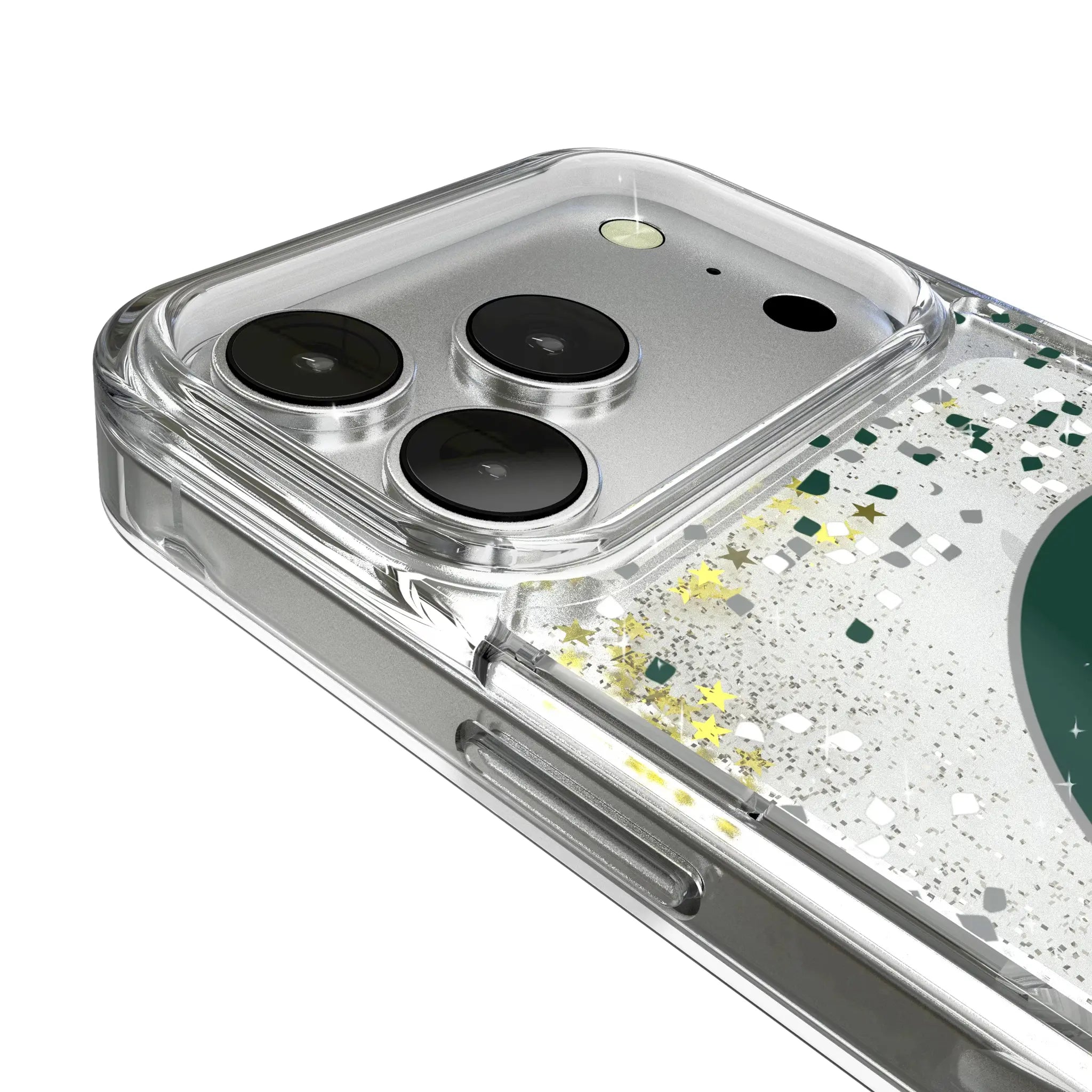 Michigan State University Spartans Confetti iPhone Glitter Phone Case for Apple iPhone - Detail