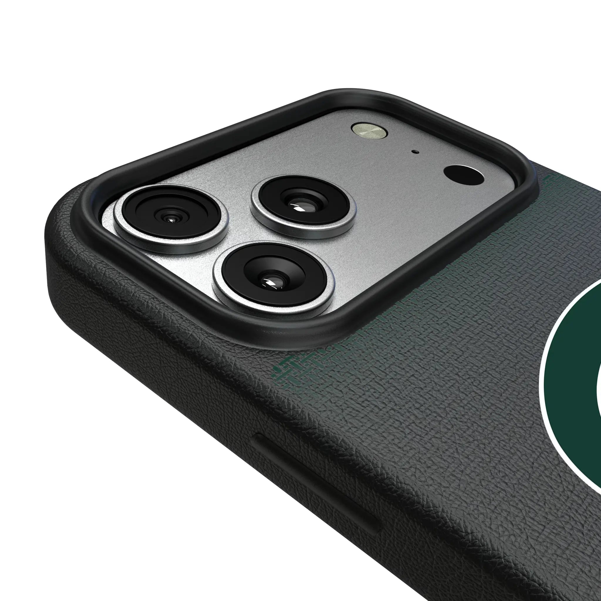 Michigan State University Spartans Linen iPhone MagSafe Compatible Phone Case for Apple iPhone - Detail#Device_iPhone 17 Pro Max