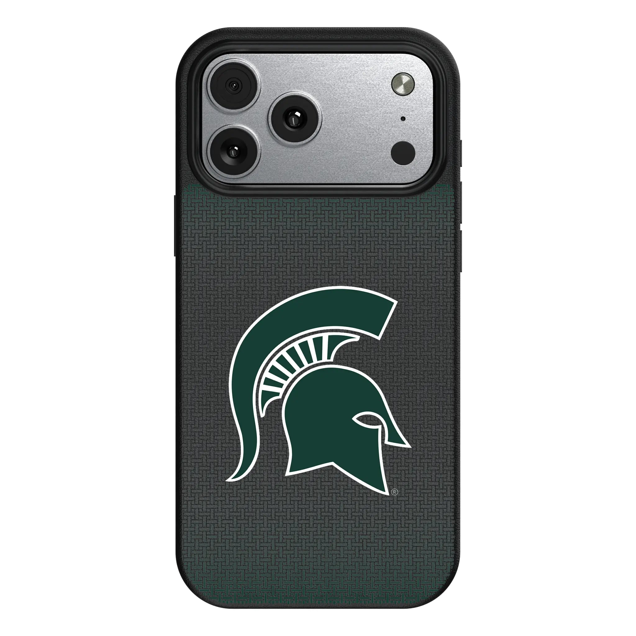 Michigan State University Spartans Linen iPhone MagSafe Compatible Phone Case for Apple iPhone#Device_iPhone 17 Pro Max