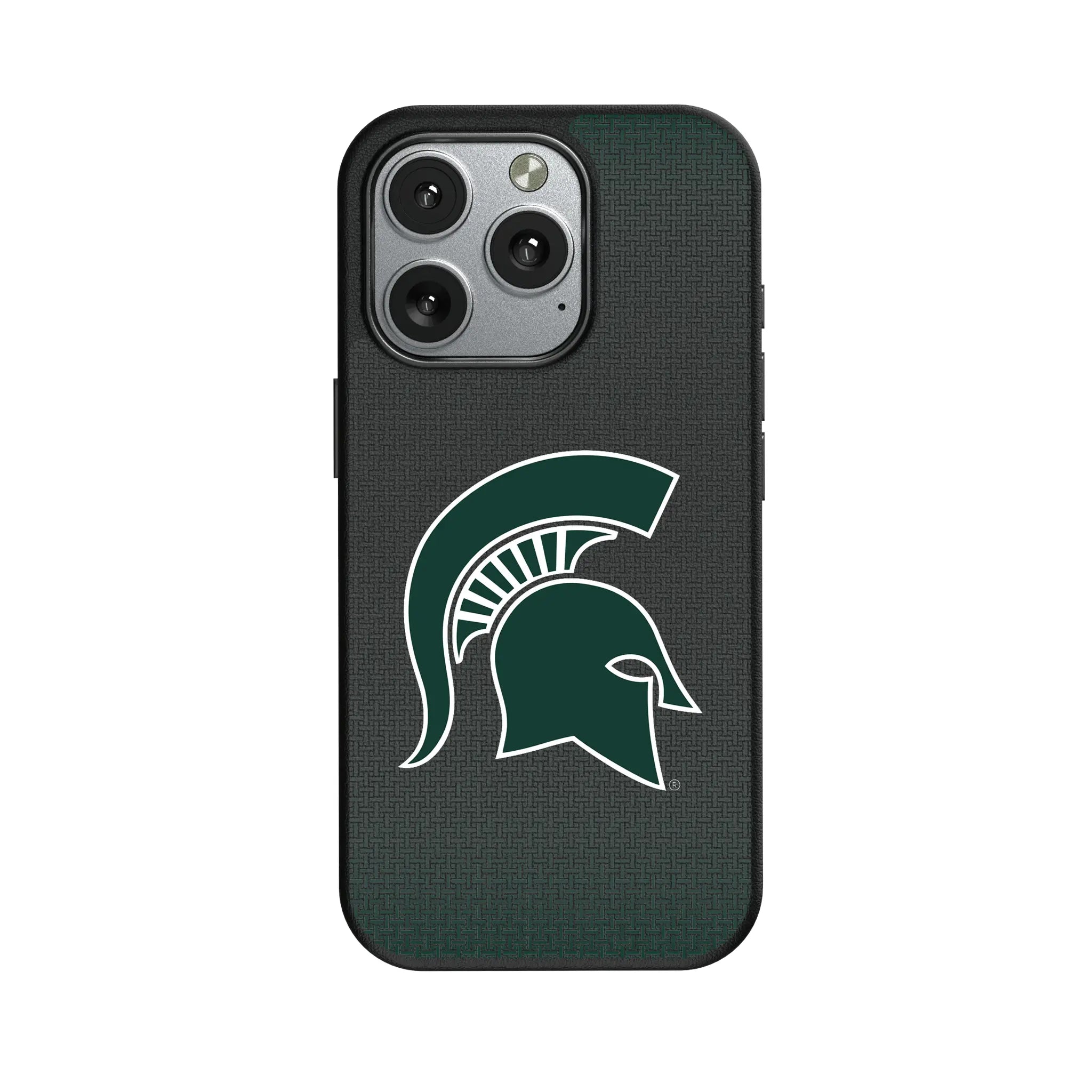 Michigan State University Spartans Linen iPhone MagSafe Compatible Phone Case for Apple iPhone