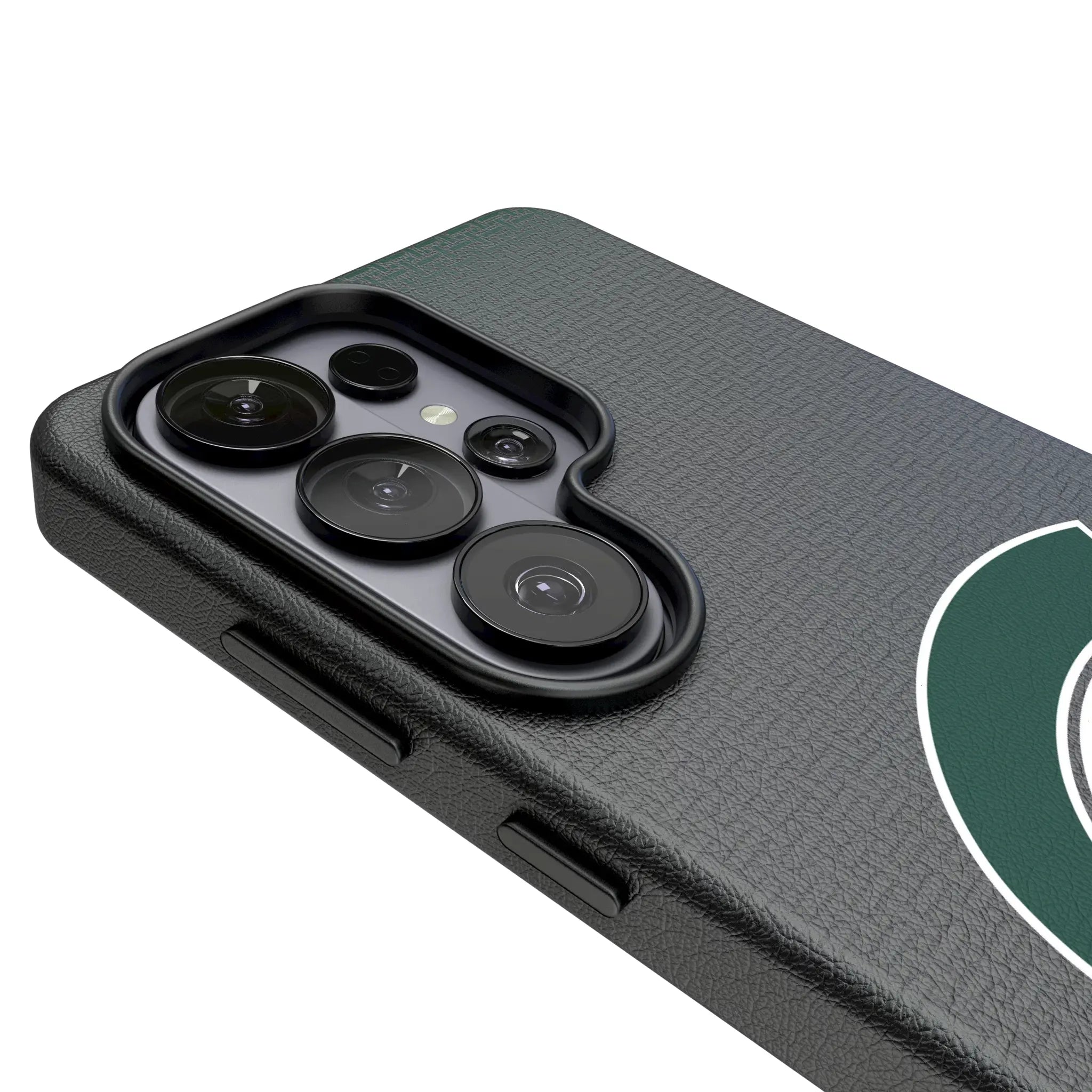 Michigan State University Spartans Linen Galaxy MagSafe Compatible Phone Case for Samsung Galaxy - Detail#Device_Galaxy S26 Ultra