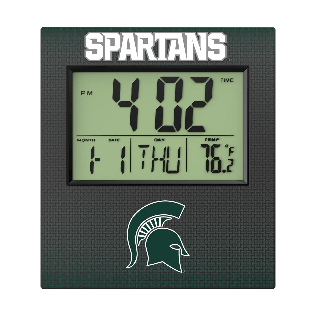 Michigan State University Spartans Linen Wall Clock