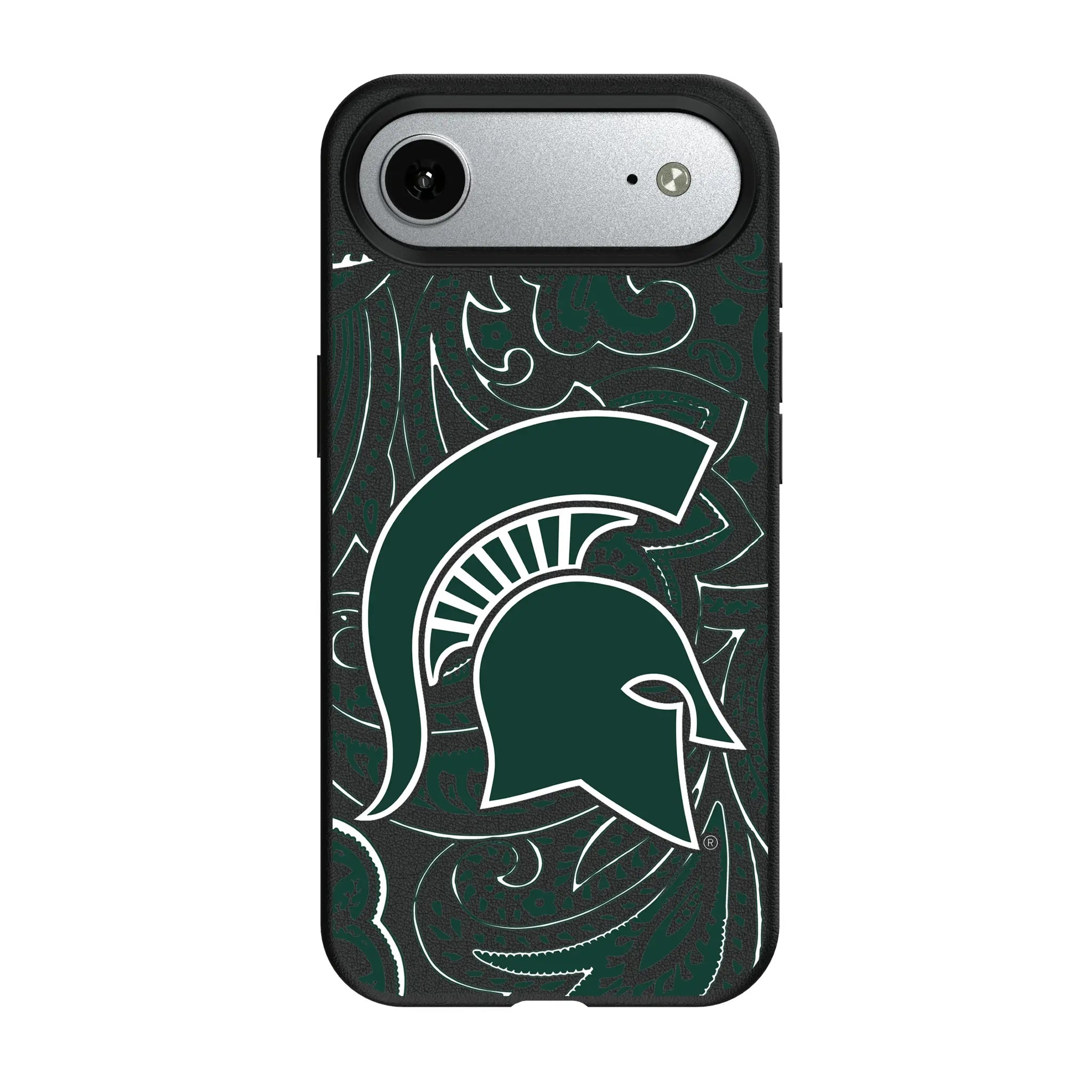 Michigan State University Spartans Paisley iPhone MagSafe Compatible Phone Case for Apple iPhone#Device_iPhone Air
