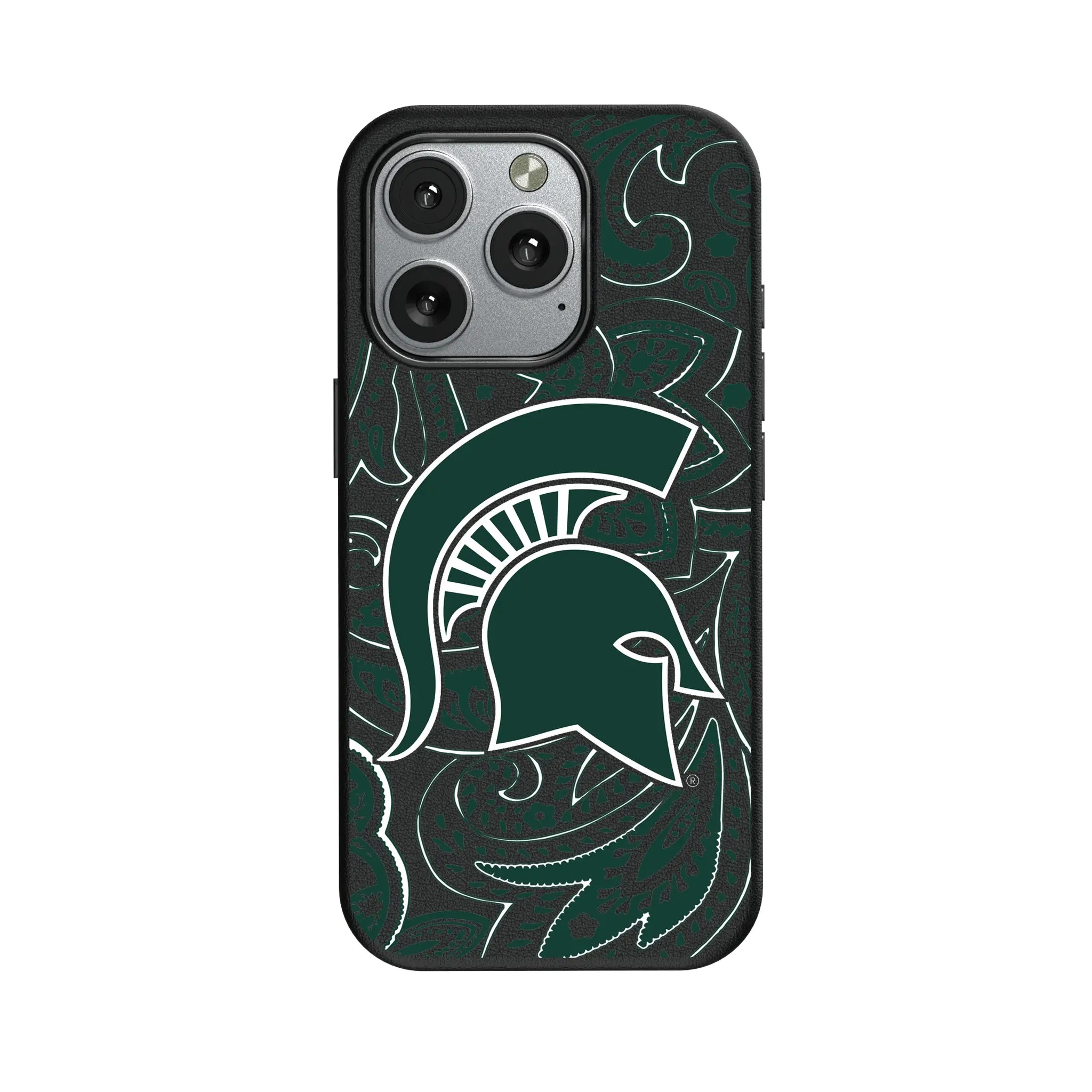 Michigan State University Spartans Paisley iPhone MagSafe Compatible Phone Case for Apple iPhone