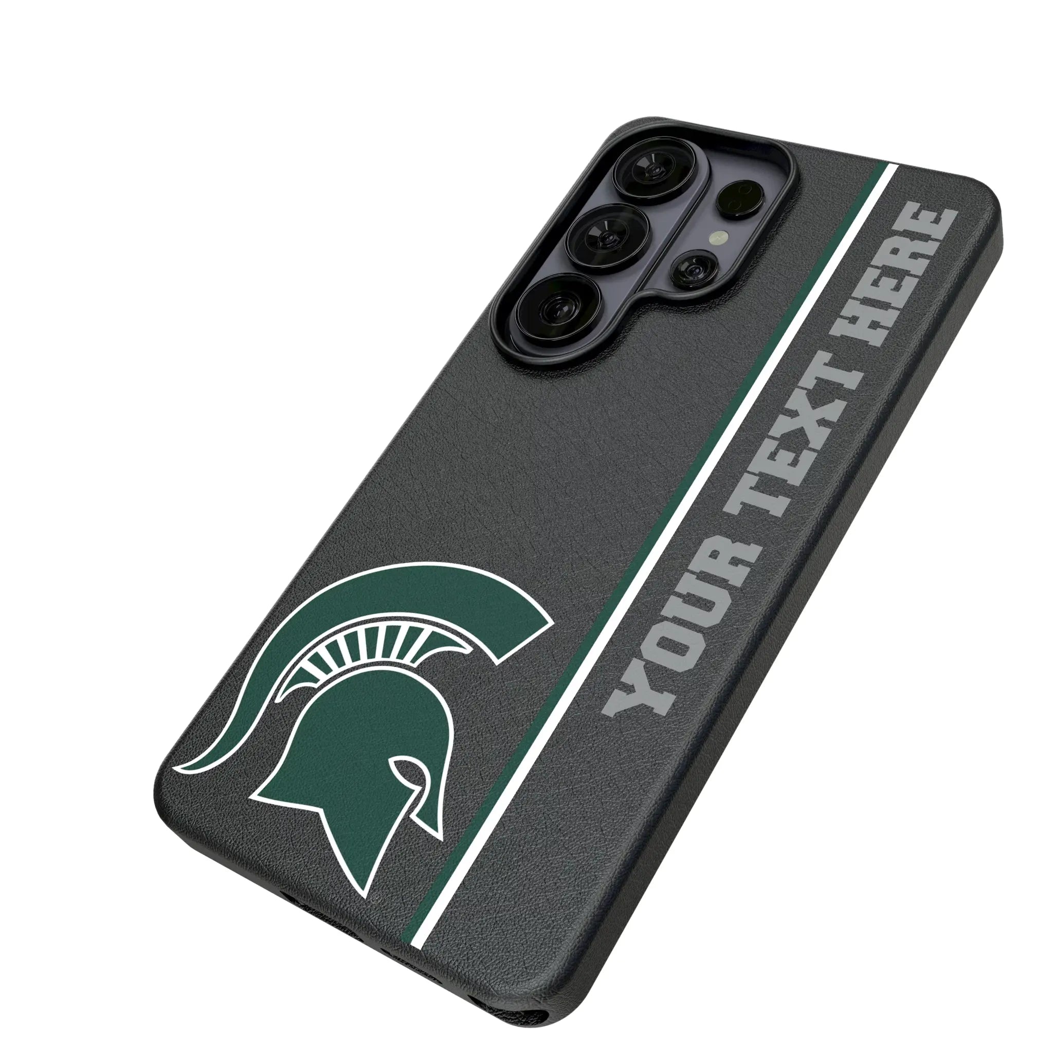 Michigan State University Spartans Personalized Sidebard Galaxy MagSafe Compatible Phone Case for Samsung Galaxy - Isometric View#Device_Galaxy S26 Ultra