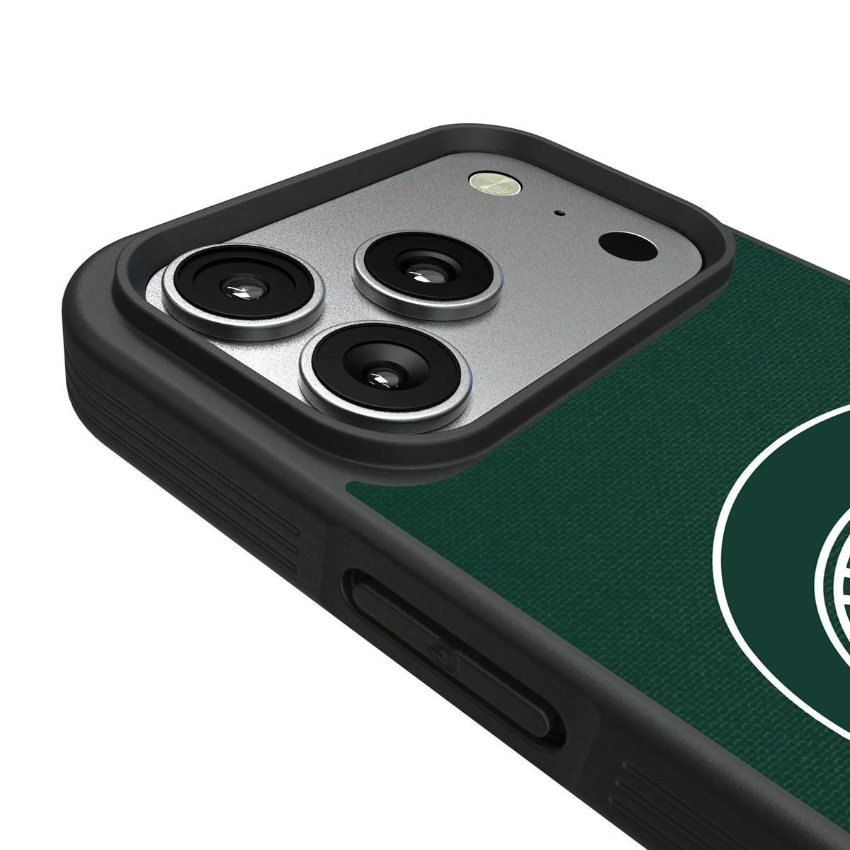 Michigan State University Spartans Solid iPhone Bump Phone Case for Apple iPhone - Detail#Device_iPhone 17 Pro