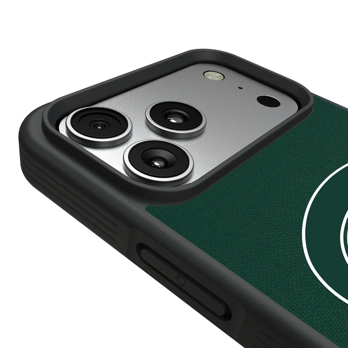 Michigan State University Spartans Solid iPhone Bump Phone Case for Apple iPhone - Detail#Device_iPhone 17 Pro Max