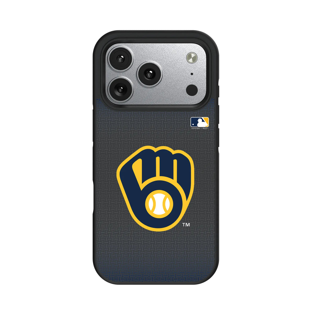 Milwaukee Brewers Linen iPhone Bump Phone Case for Apple iPhone#Device_iPhone 17 Pro