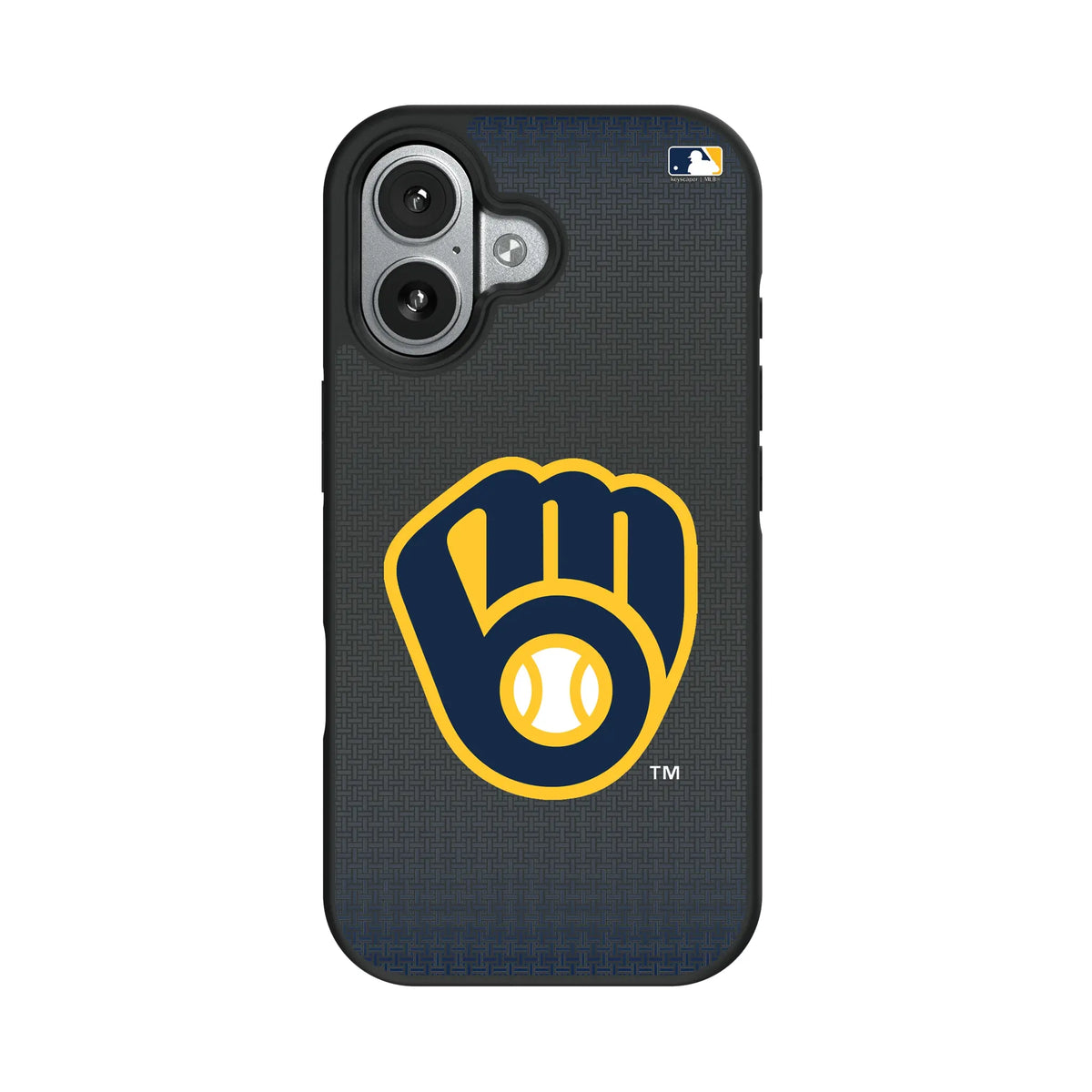 Milwaukee Brewers Linen iPhone Bump Phone Case for Apple iPhone#Device_iPhone 17