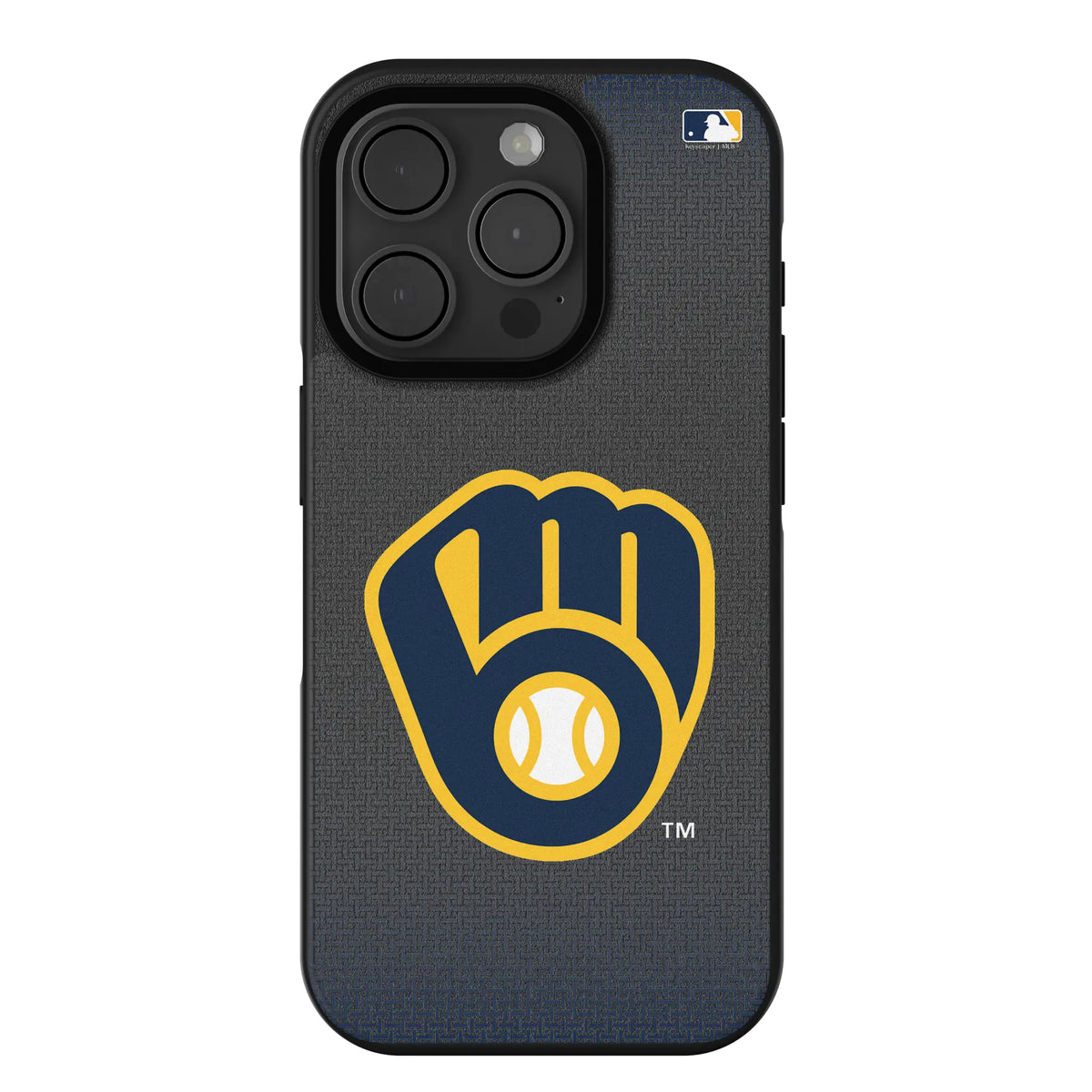 Milwaukee Brewers Linen iPhone Bump Phone Case for Apple iPhone