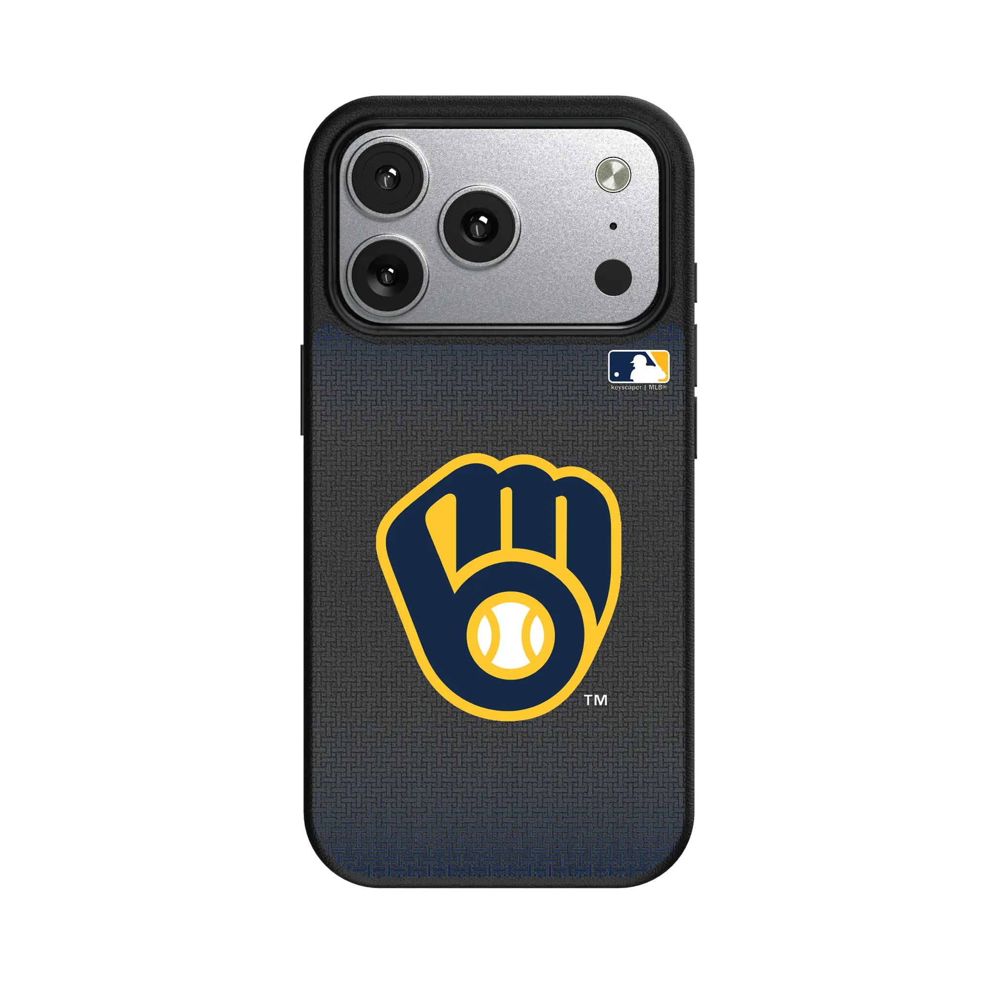 Milwaukee Brewers Linen iPhone MagSafe Compatible Phone Case for Apple iPhone#Device_iPhone 17 Pro
