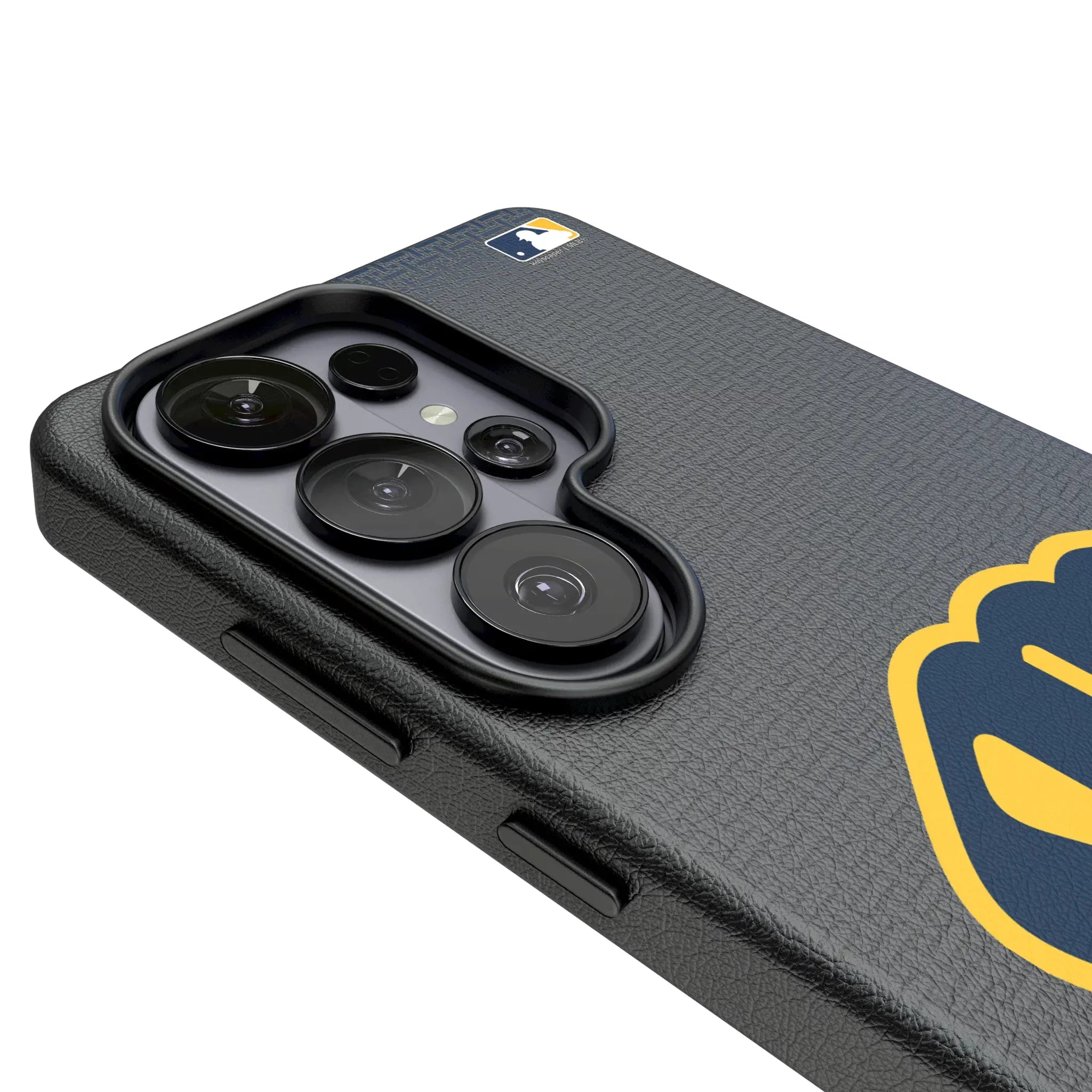 Milwaukee Brewers Linen Galaxy MagSafe Compatible Phone Case for Samsung Galaxy - Detail#Device_Galaxy S26 Ultra