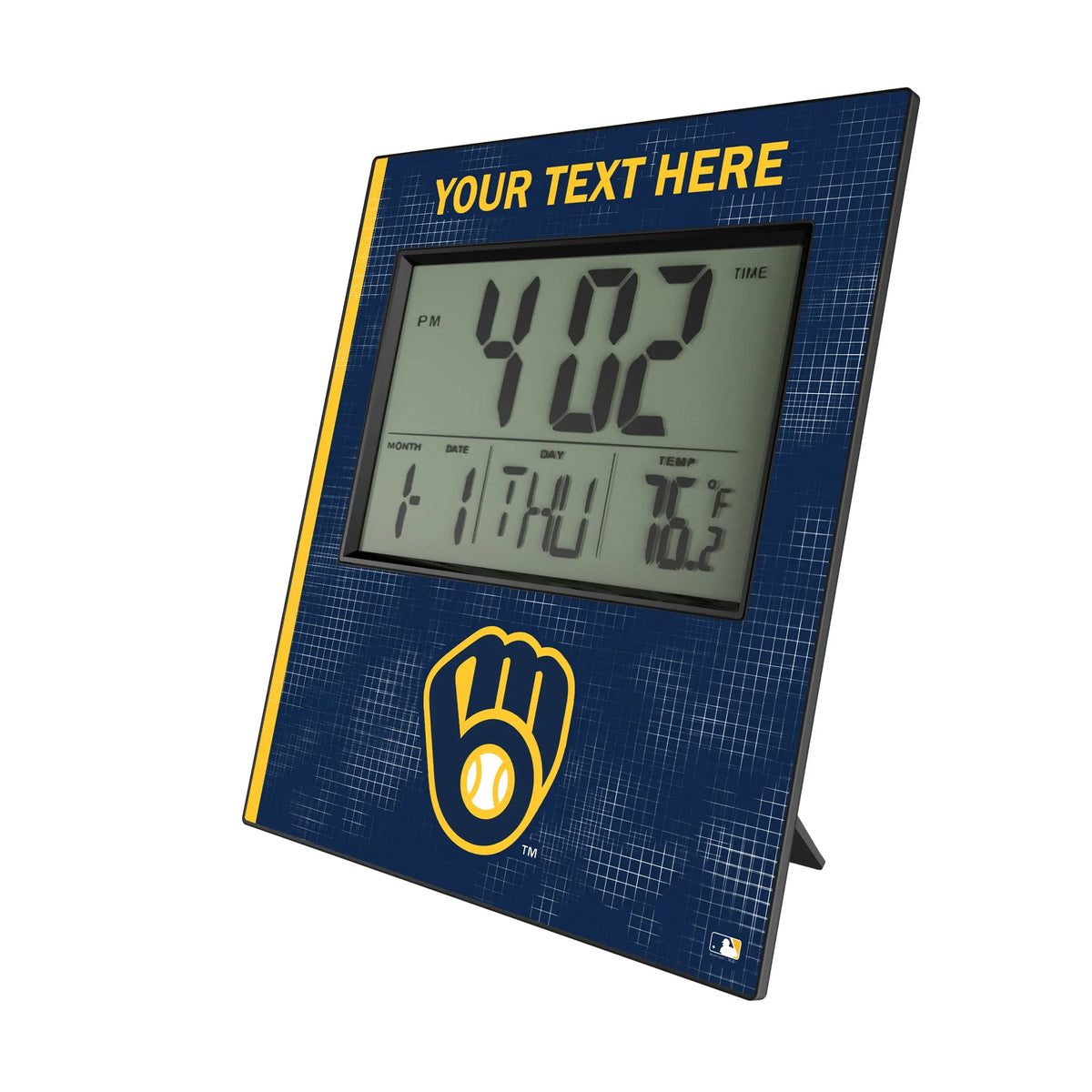 Milwaukee Brewers Personalized Hatch Wall Clock