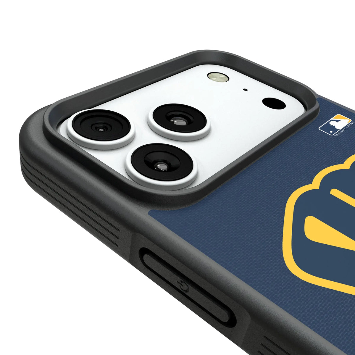 Milwaukee Brewers Personalized Stripe iPhone Bump Phone Case for Apple iPhone - Detail#Device_iPhone 18 Pro Max