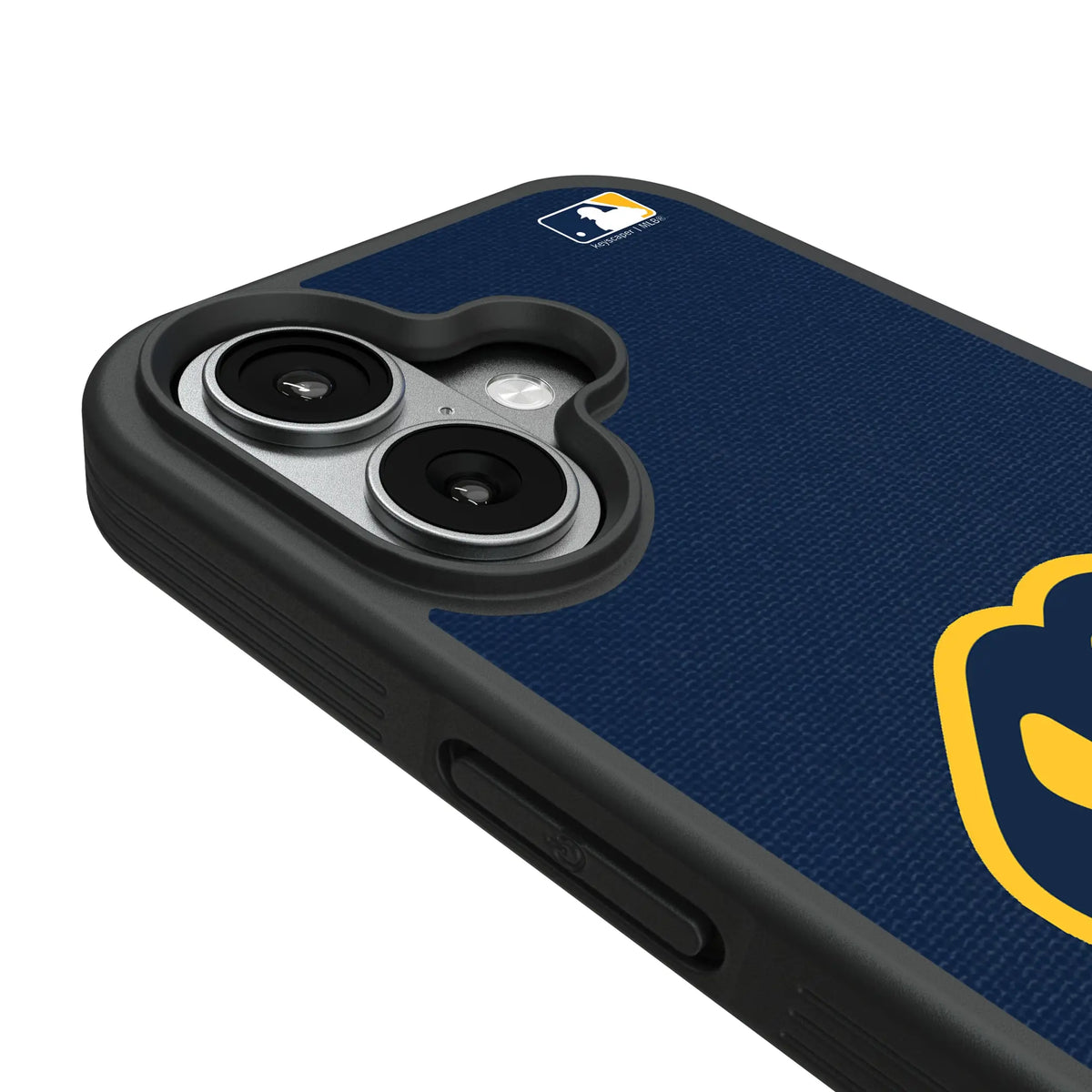 Milwaukee Brewers Solid iPhone Bump Phone Case for Apple iPhone - Detail#Device_iPhone 17