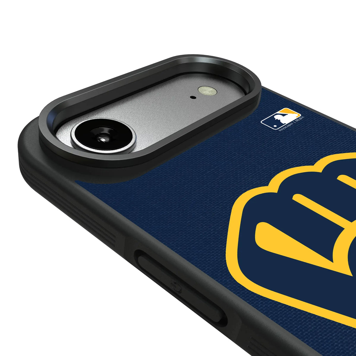 Milwaukee Brewers Solid iPhone Bump Phone Case for Apple iPhone - Detail#Device_iPhone Air