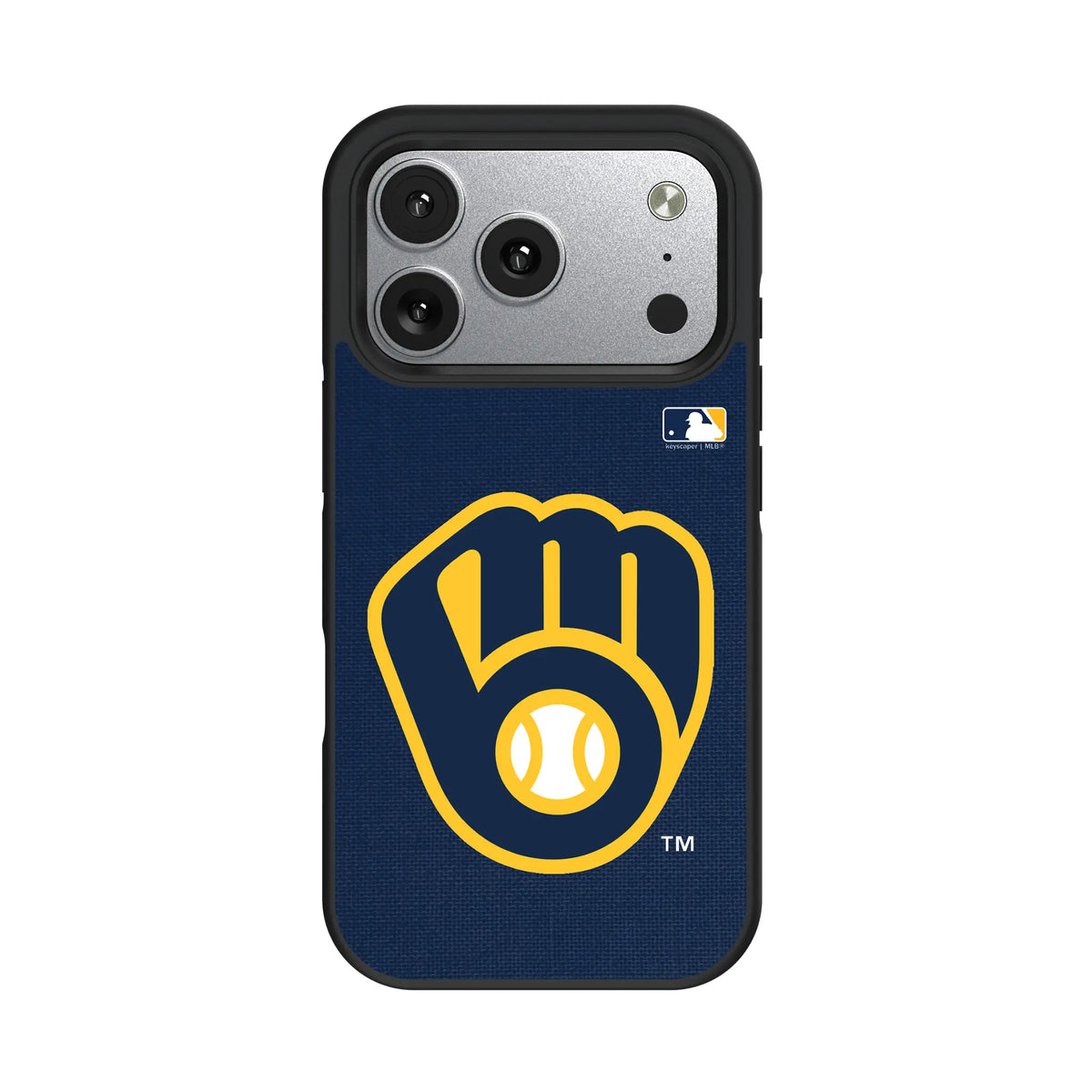 Milwaukee Brewers Solid iPhone Bump Phone Case for Apple iPhone#Device_iPhone 17 Pro