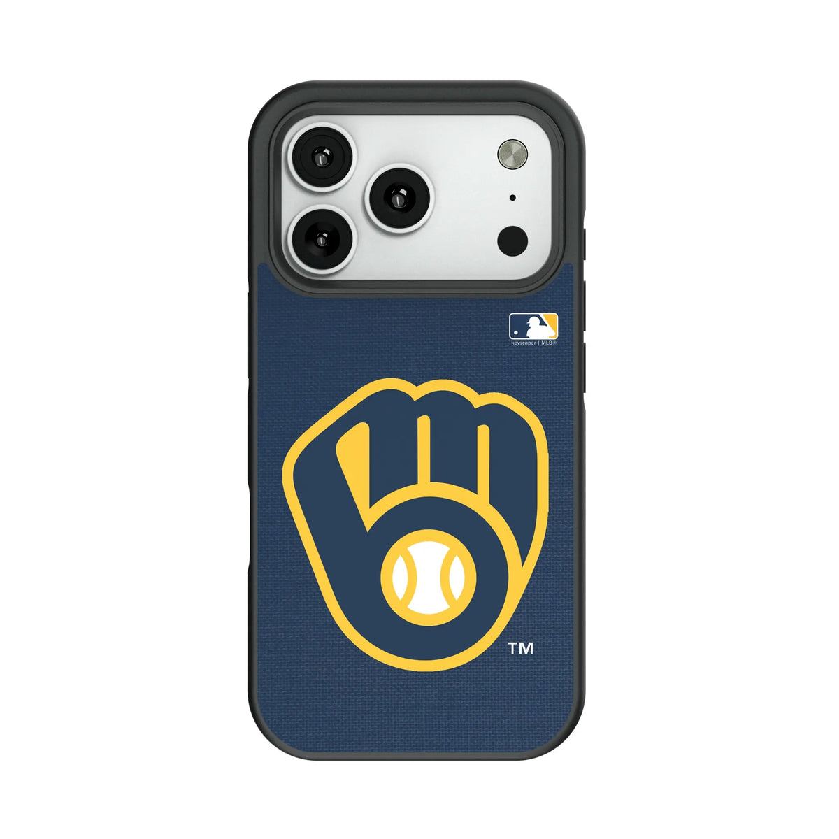 Milwaukee Brewers Solid Bump Phone Case for Apple iPhone