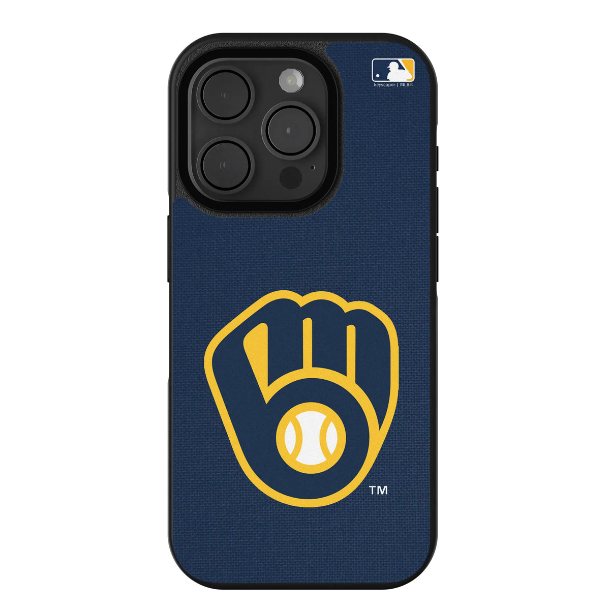Milwaukee Brewers Solid iPhone Bump Phone Case for Apple iPhone