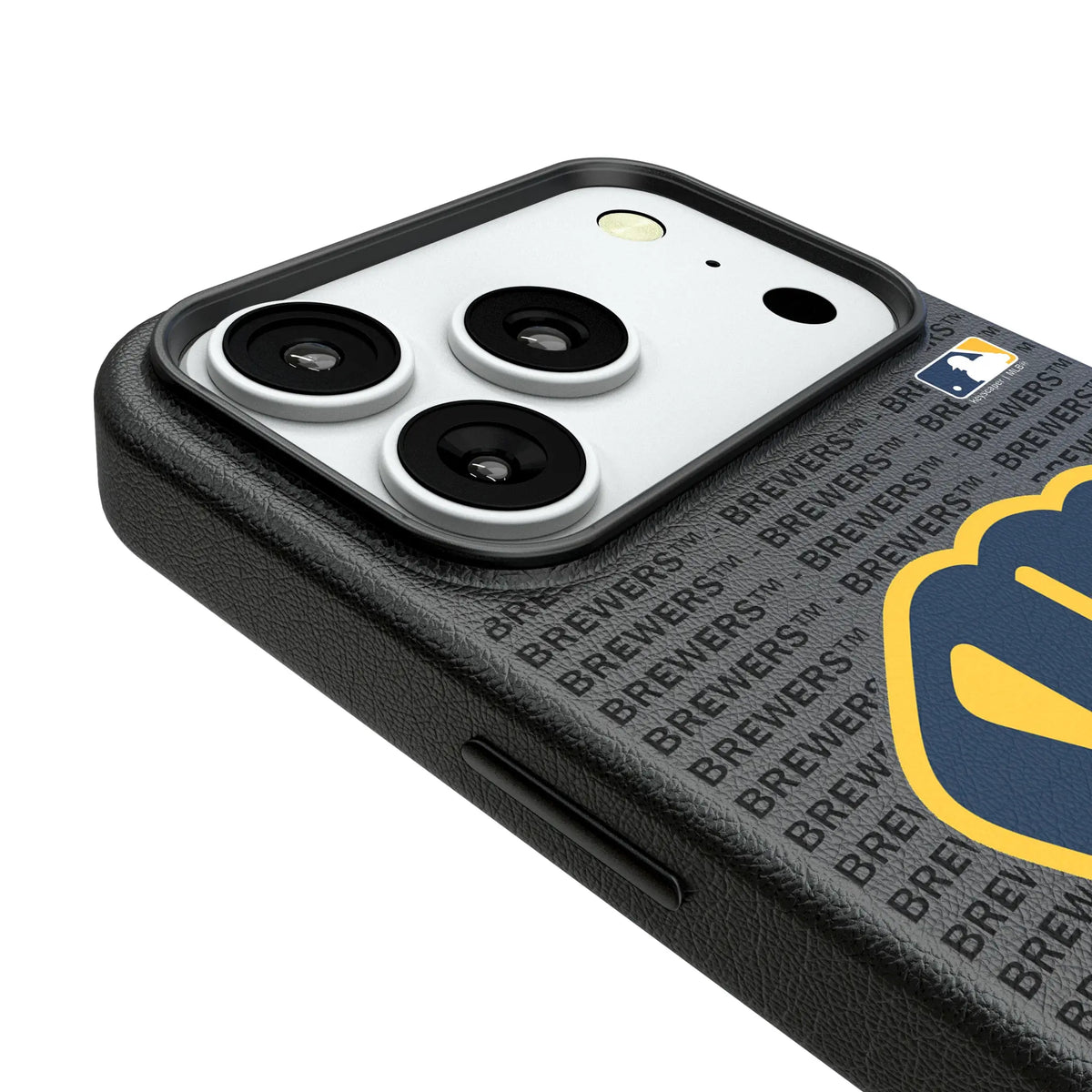 Milwaukee Brewers Text Backdrop iPhone MagSafe Compatible Phone Case for Apple iPhone - Detail#Device_iPhone 18 Pro