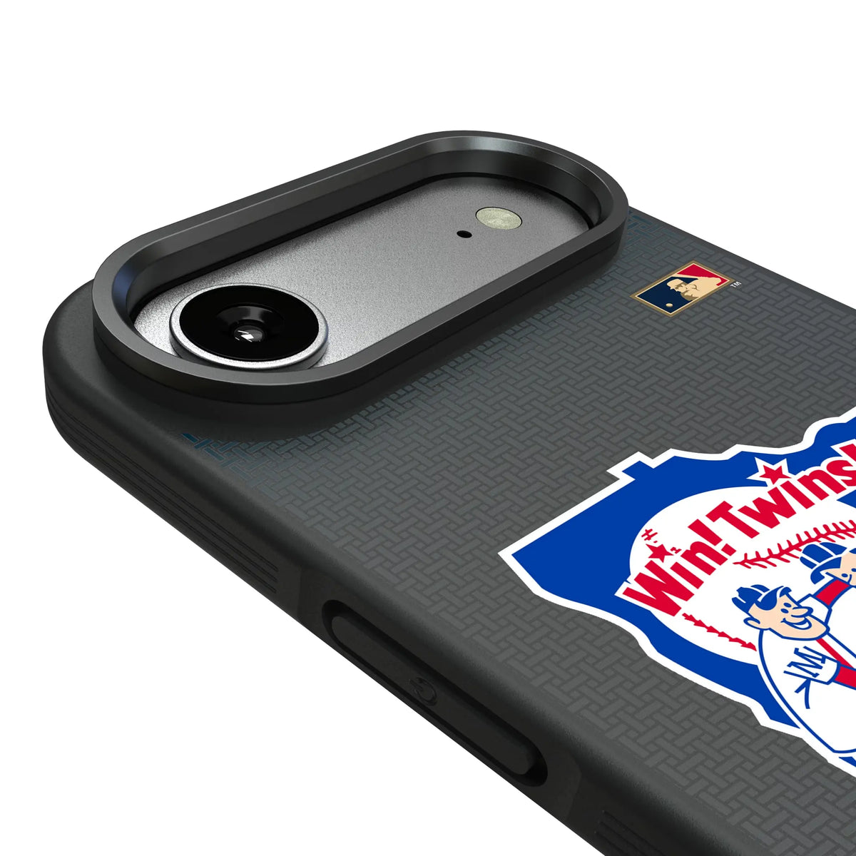 Minnesota Twins 1976-1986 - Cooperstown Collection Linen iPhone Bump Phone Case for Apple iPhone - Detail#Device_iPhone Air