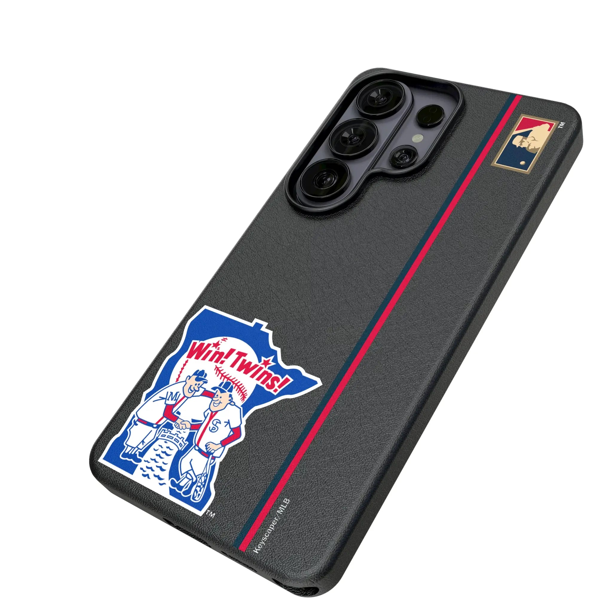 Minnesota Twins 1976-1986 - Cooperstown Collection Sidebar Galaxy MagSafe Compatible Phone Case for Samsung Galaxy - Isometric View#Device_Galaxy S26 Ultra