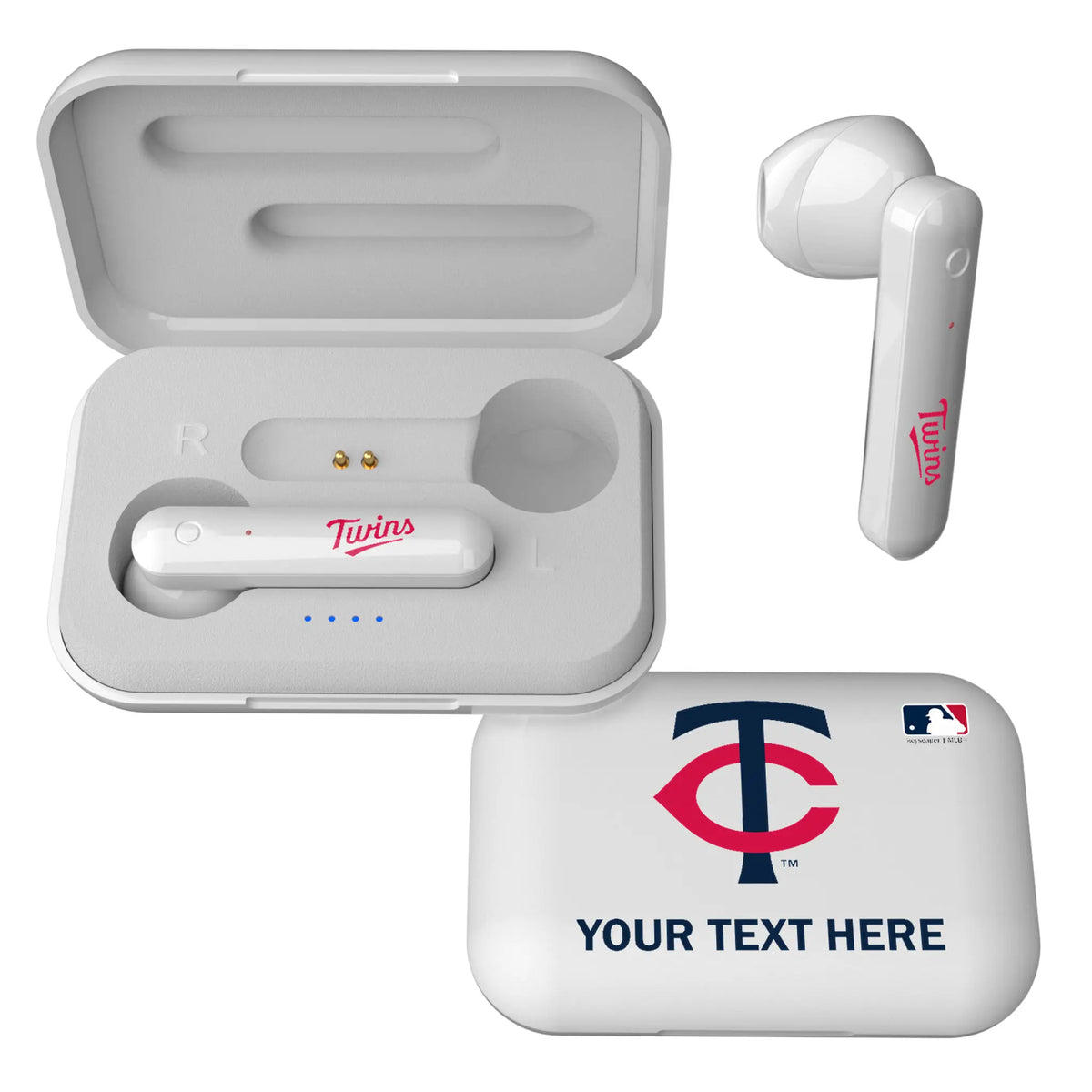Minnesota Twins Personalized Insignia Wireless TWS Earbuds