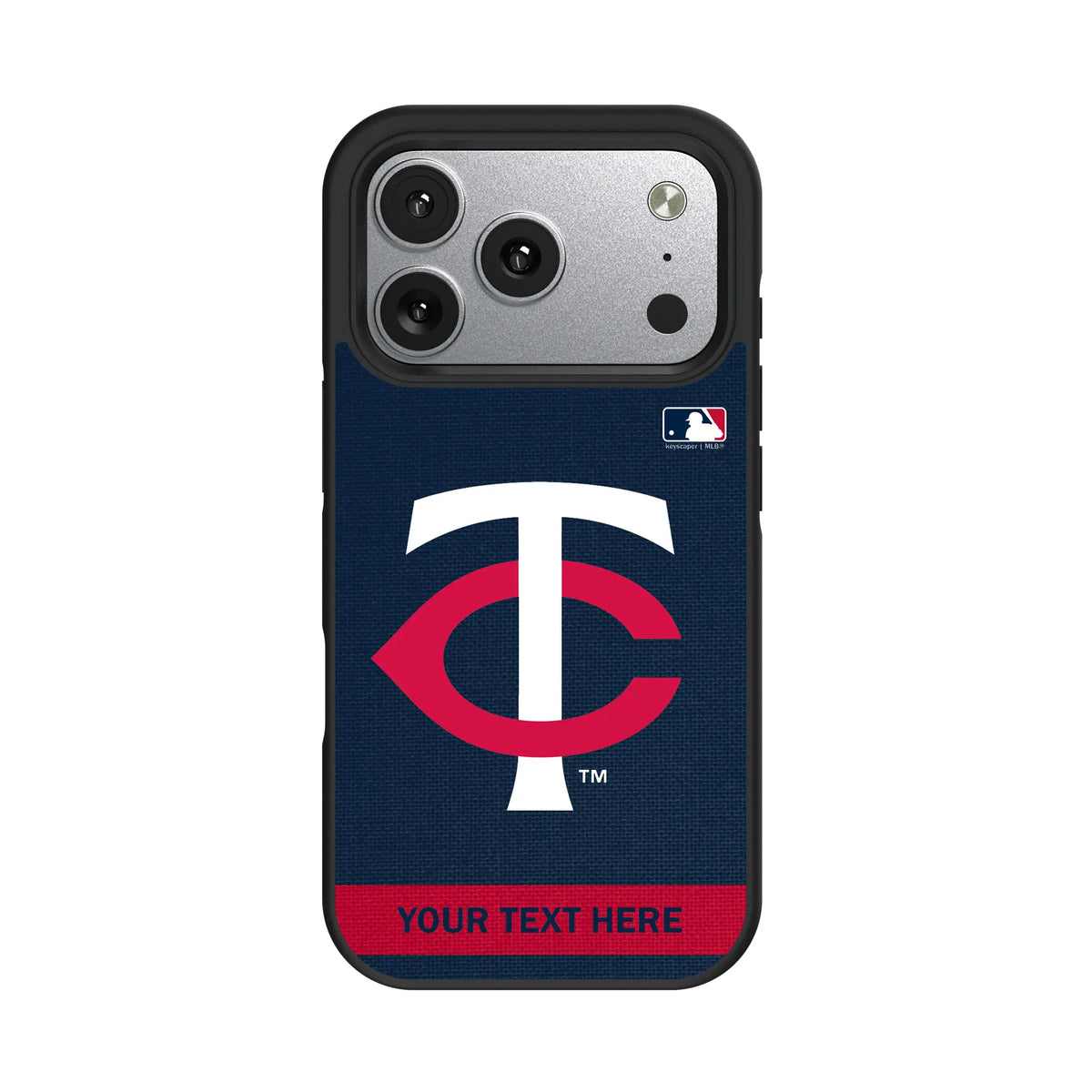 Minnesota Twins Personalized Stripe iPhone Bump Phone Case for Apple iPhone#Device_iPhone 17 Pro