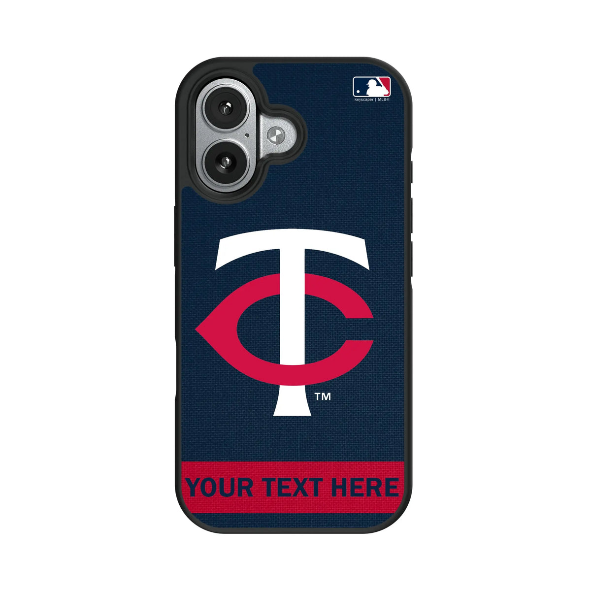 Minnesota Twins Personalized Stripe iPhone Bump Phone Case for Apple iPhone#Device_iPhone 17