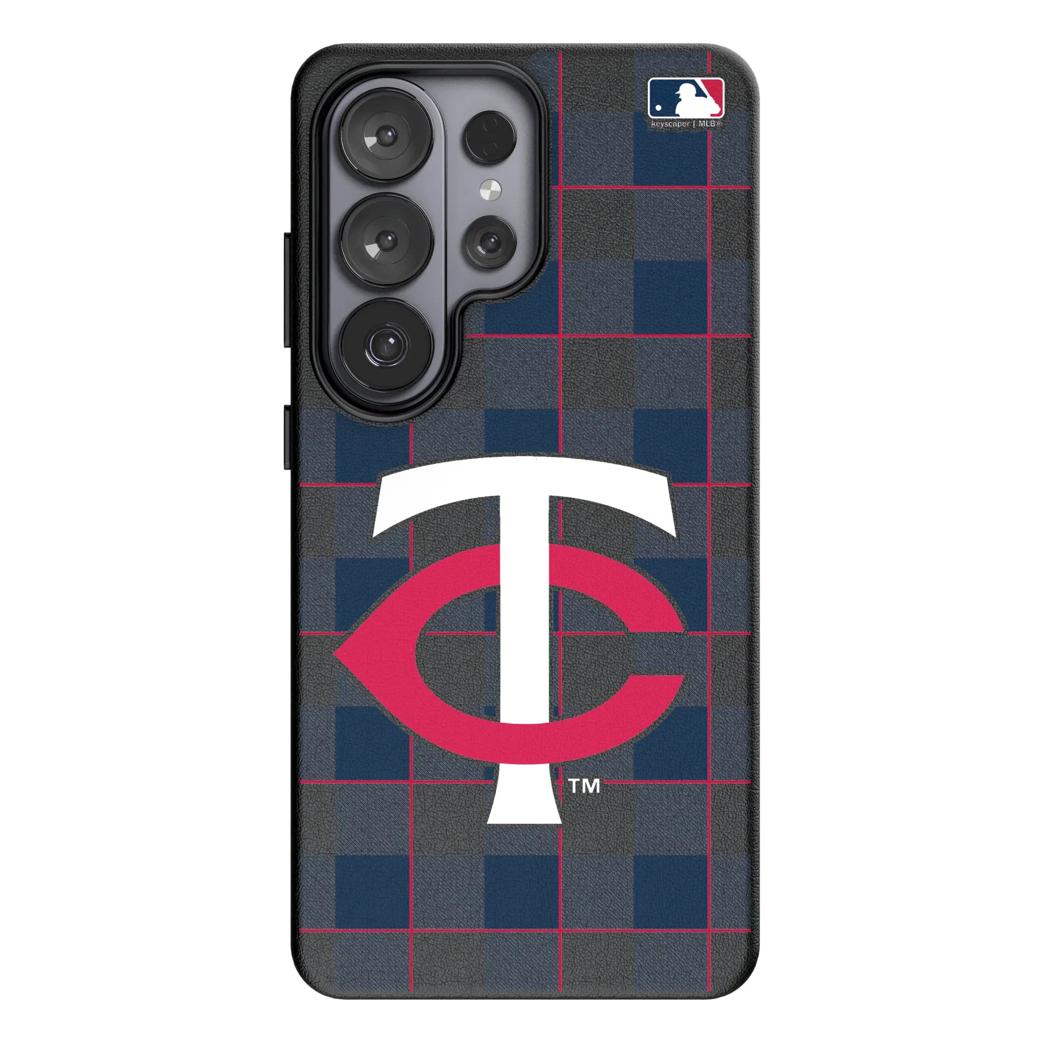 Minnesota Twins Plaid Galaxy MagSafe Compatible Phone Case for Samsung Galaxy#Device_Galaxy S26 Ultra