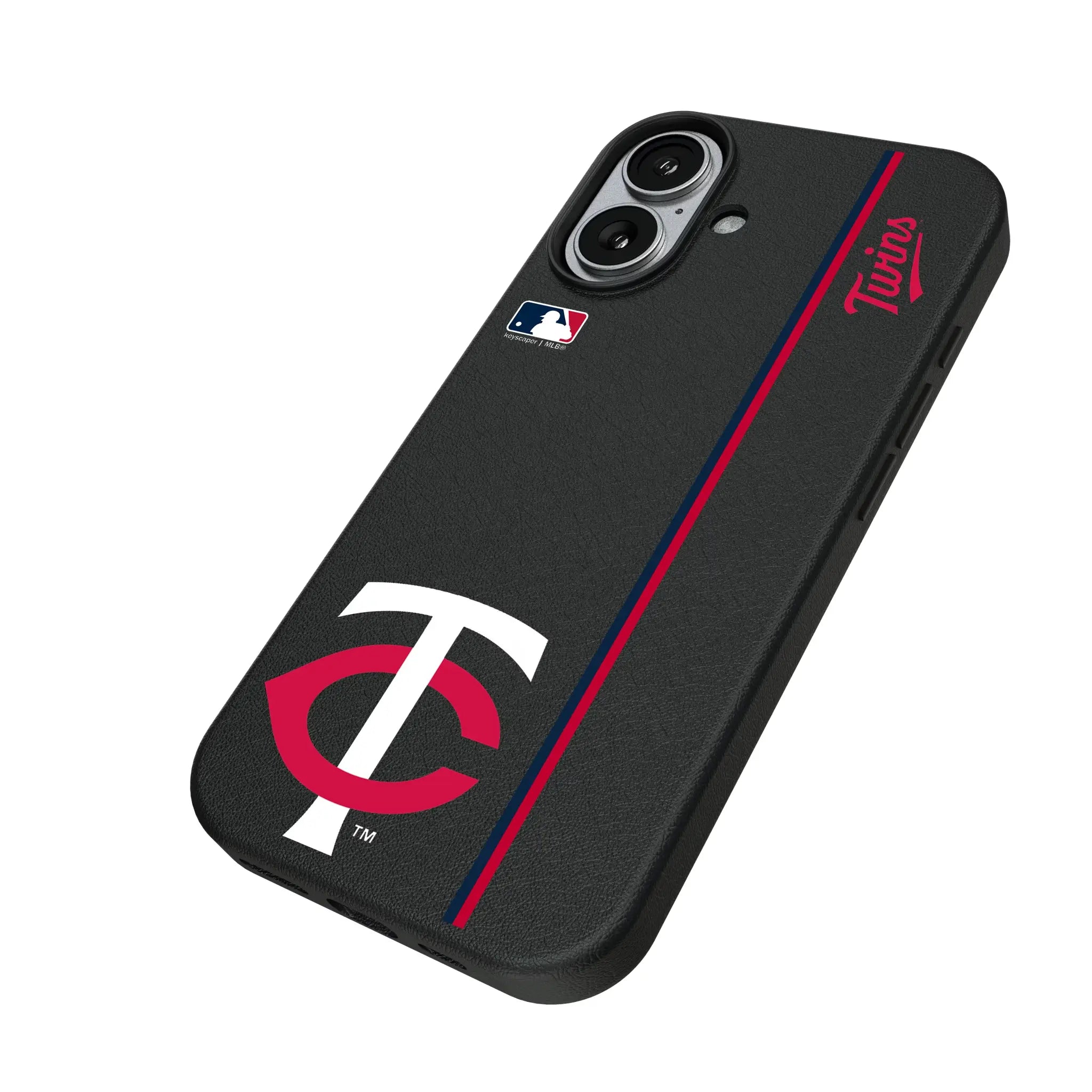 Minnesota Twins Sidebar iPhone MagSafe Compatible Phone Case for Apple iPhone - Isometric View#Device_iPhone 17