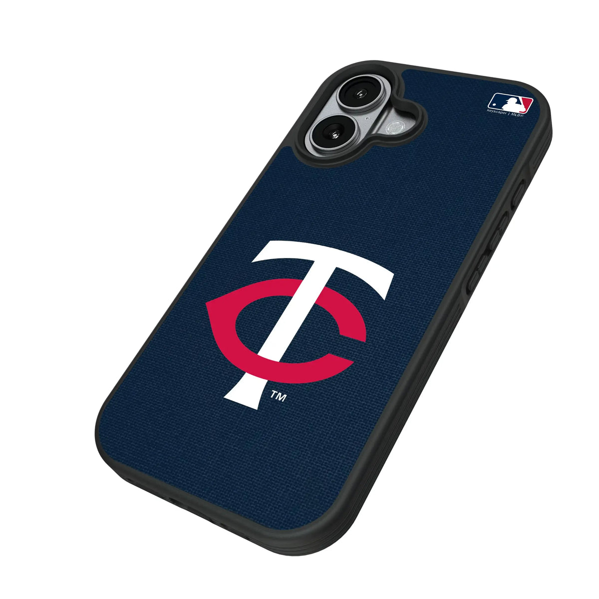 Minnesota Twins Solid iPhone Bump Phone Case for Apple iPhone - Isometric View#Device_iPhone 17
