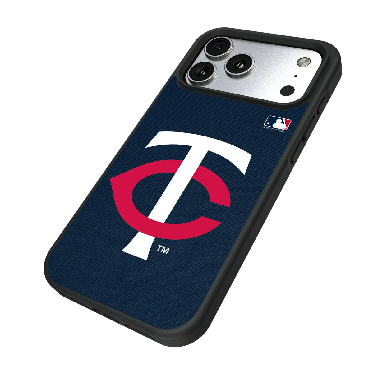 Minnesota Twins Solid iPhone Bump Phone Case for Apple iPhone - Isometric View#Device_iPhone 17 Pro Max