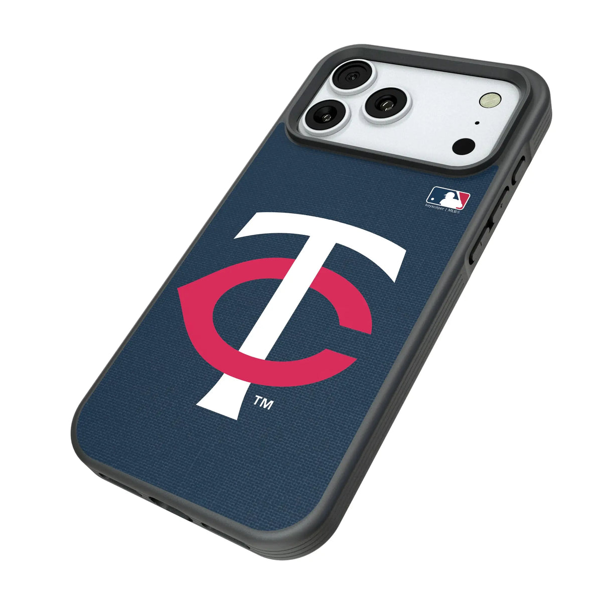 Minnesota Twins Solid iPhone Bump Phone Case for Apple iPhone - Isometric View#Device_iPhone 18 Pro Max