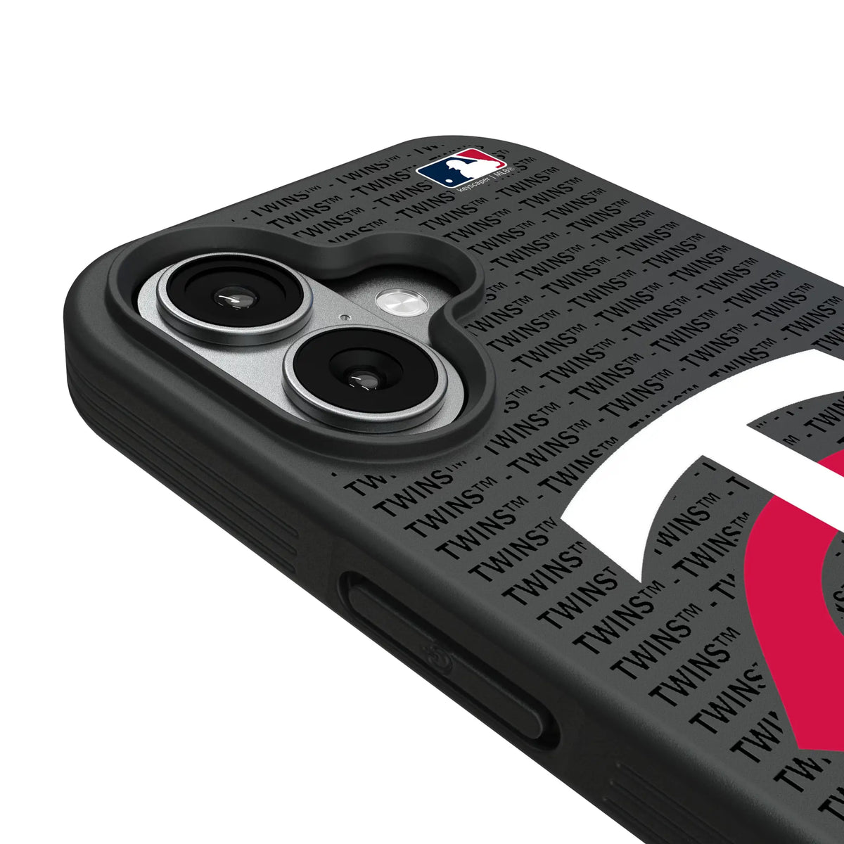 Minnesota Twins Text Backdrop iPhone Bump Phone Case for Apple iPhone - Detail#Device_iPhone 17