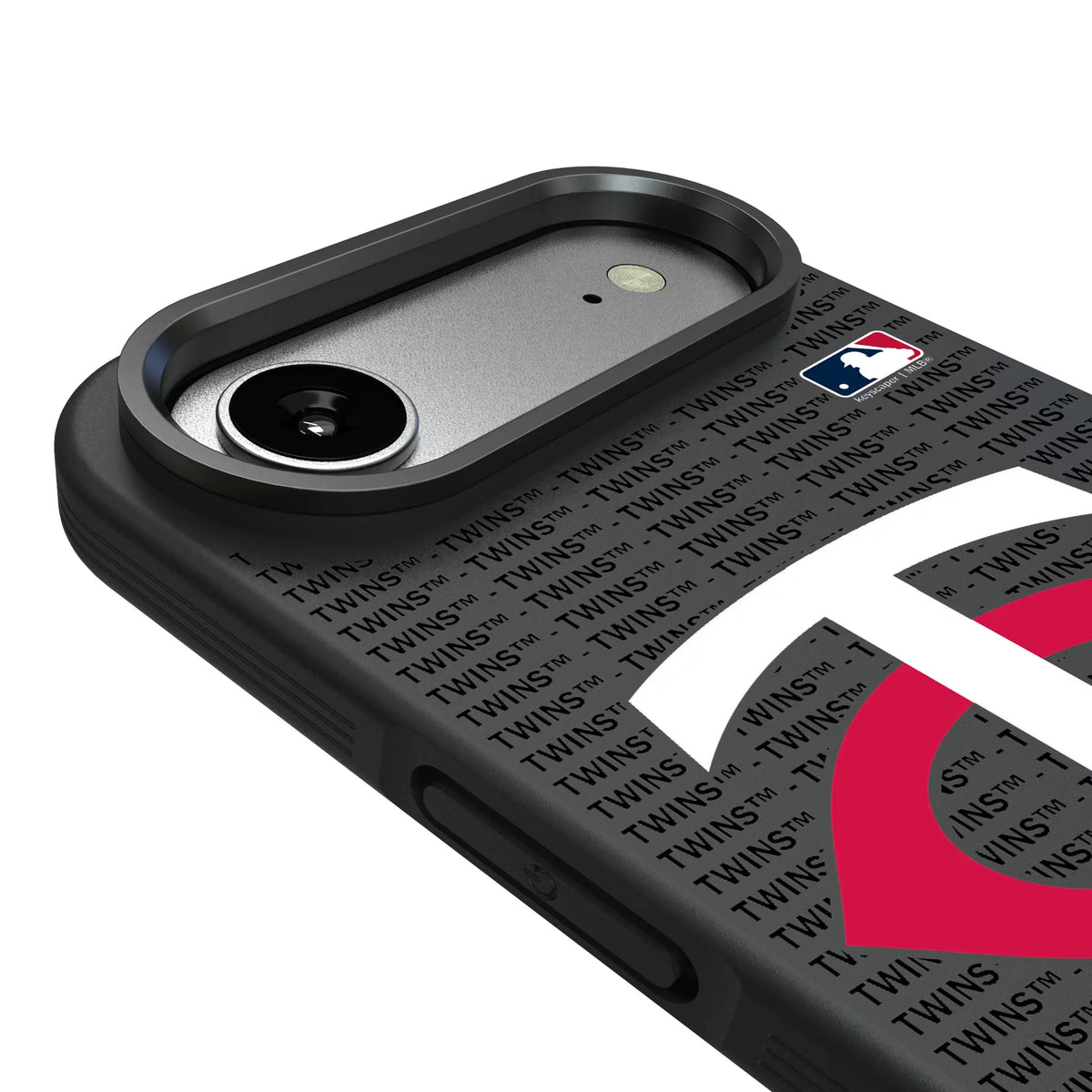 Minnesota Twins Text Backdrop iPhone Bump Phone Case for Apple iPhone - Detail#Device_iPhone Air