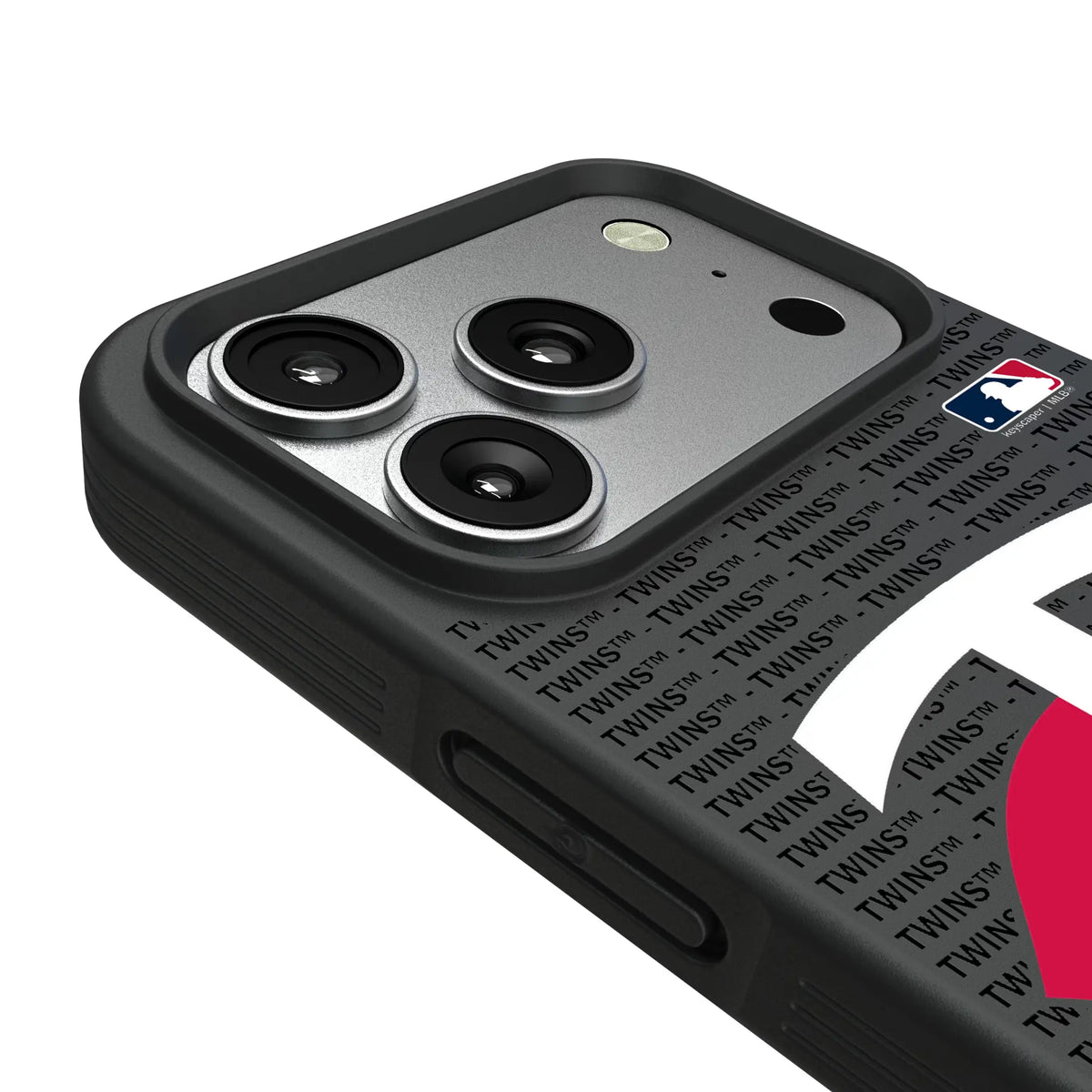 Minnesota Twins Text Backdrop iPhone Bump Phone Case for Apple iPhone - Detail#Device_iPhone 17 Pro