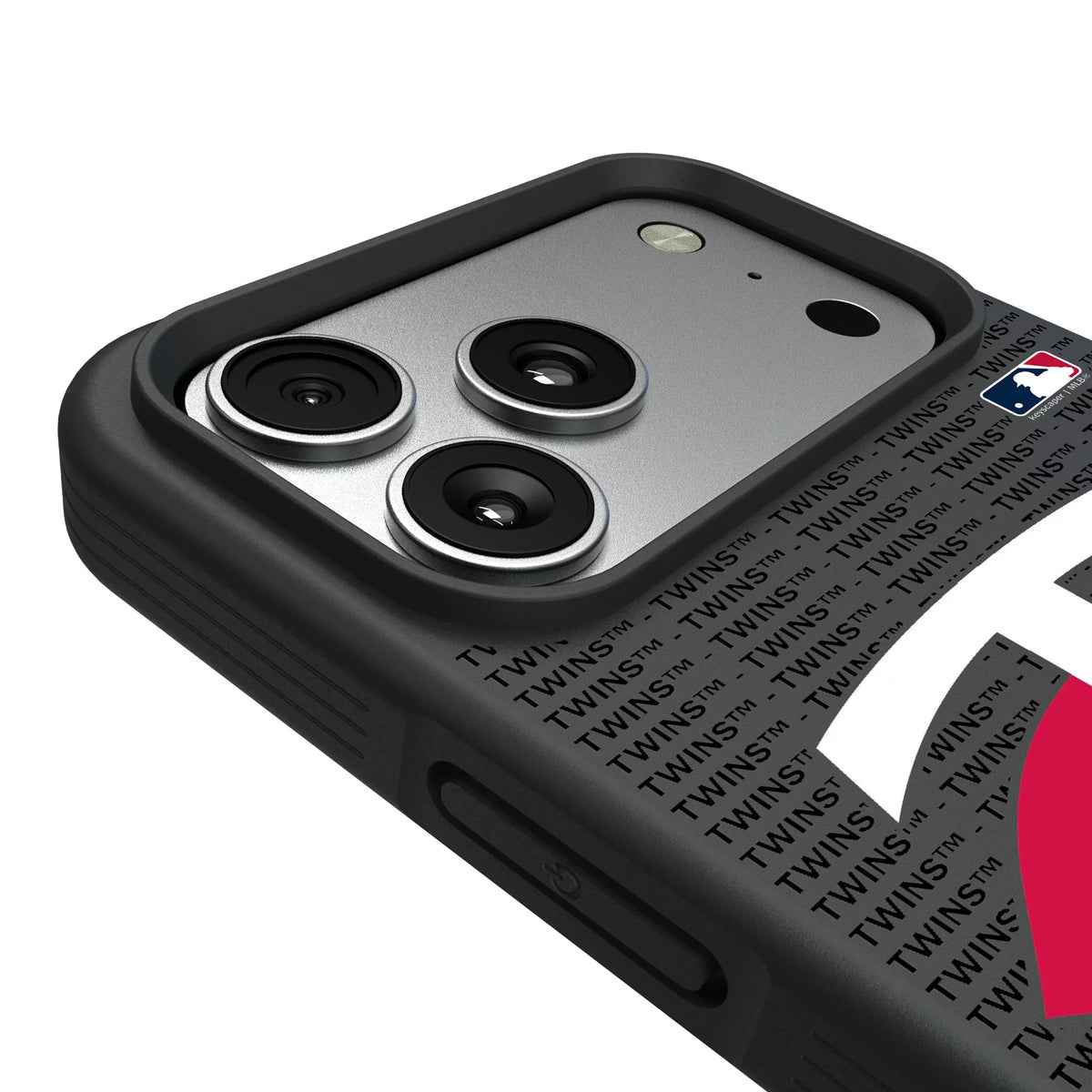 Minnesota Twins Text Backdrop iPhone Bump Phone Case for Apple iPhone - Detail#Device_iPhone 17 Pro Max